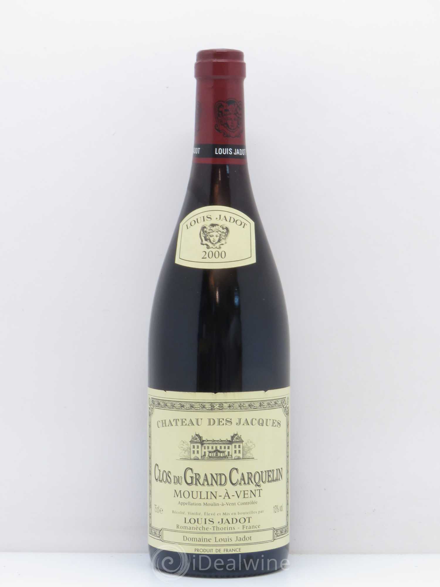 Moulin-à-Vent Clos du Grand Carquelin Château des Jacques 2000 - Lot de 1 bouteille - 0
