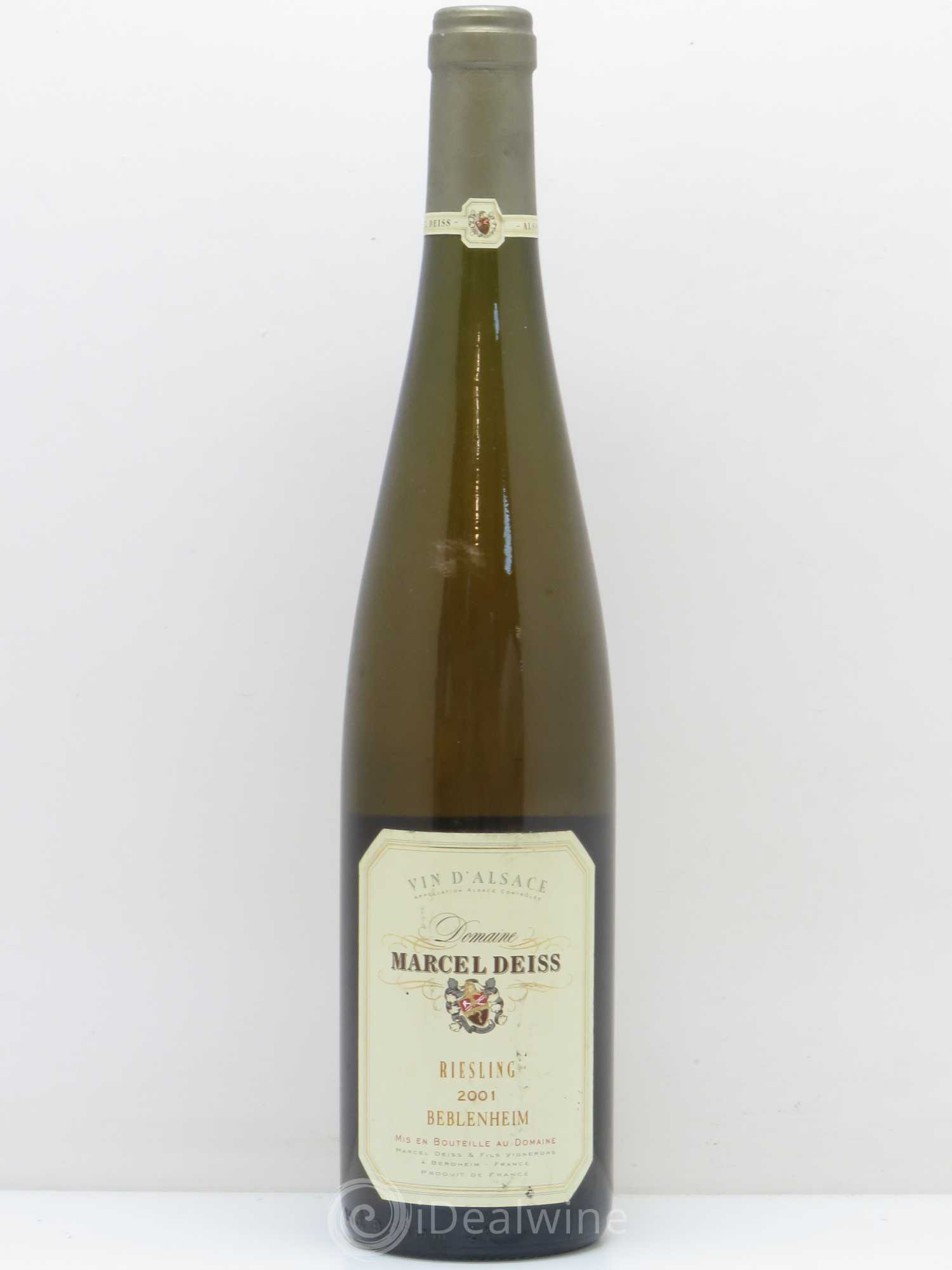 Alsace Riesling Marcel Deiss (Domaine) Beblenheim 2001 - Posten von 1 Flasche - 0