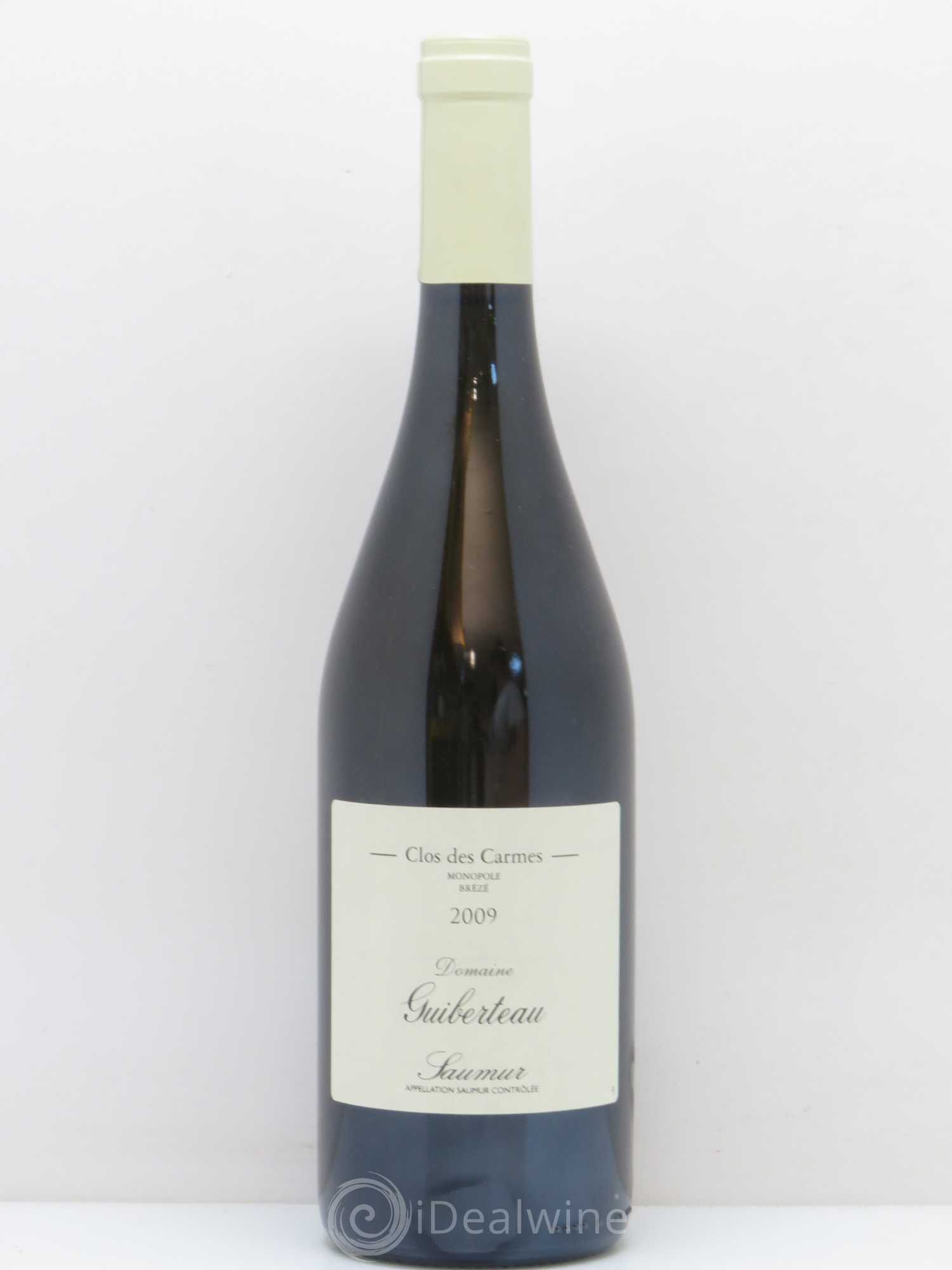 Saumur Brézé Clos des Carmes Domaine Guiberteau 2009 - Lot de 1 bouteille - 0