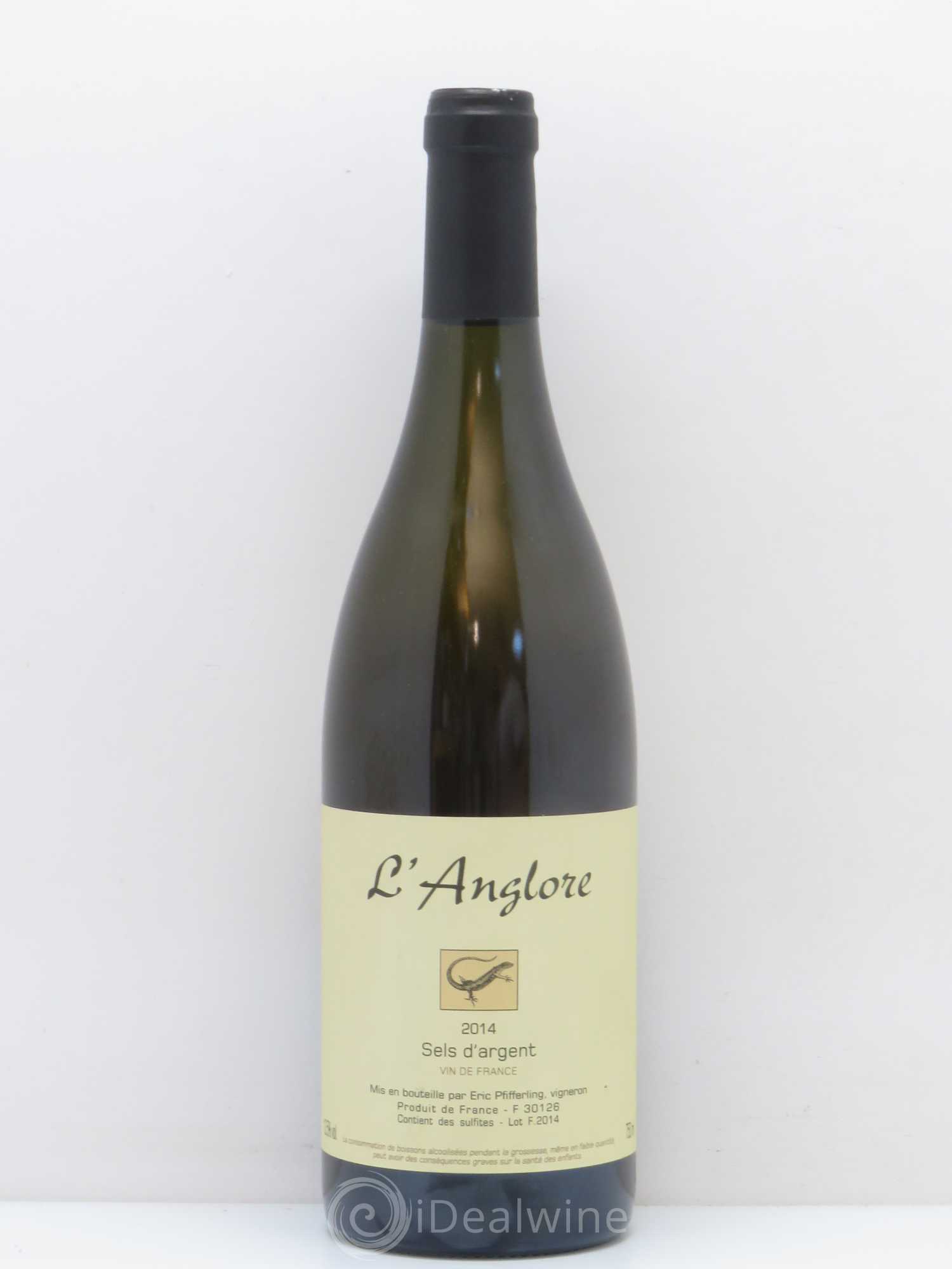 Rhône Vin de France Sels d'argent Domaine de L'Anglore Eric Pfifferling 2014 - Posten von 1 Flasche - 0