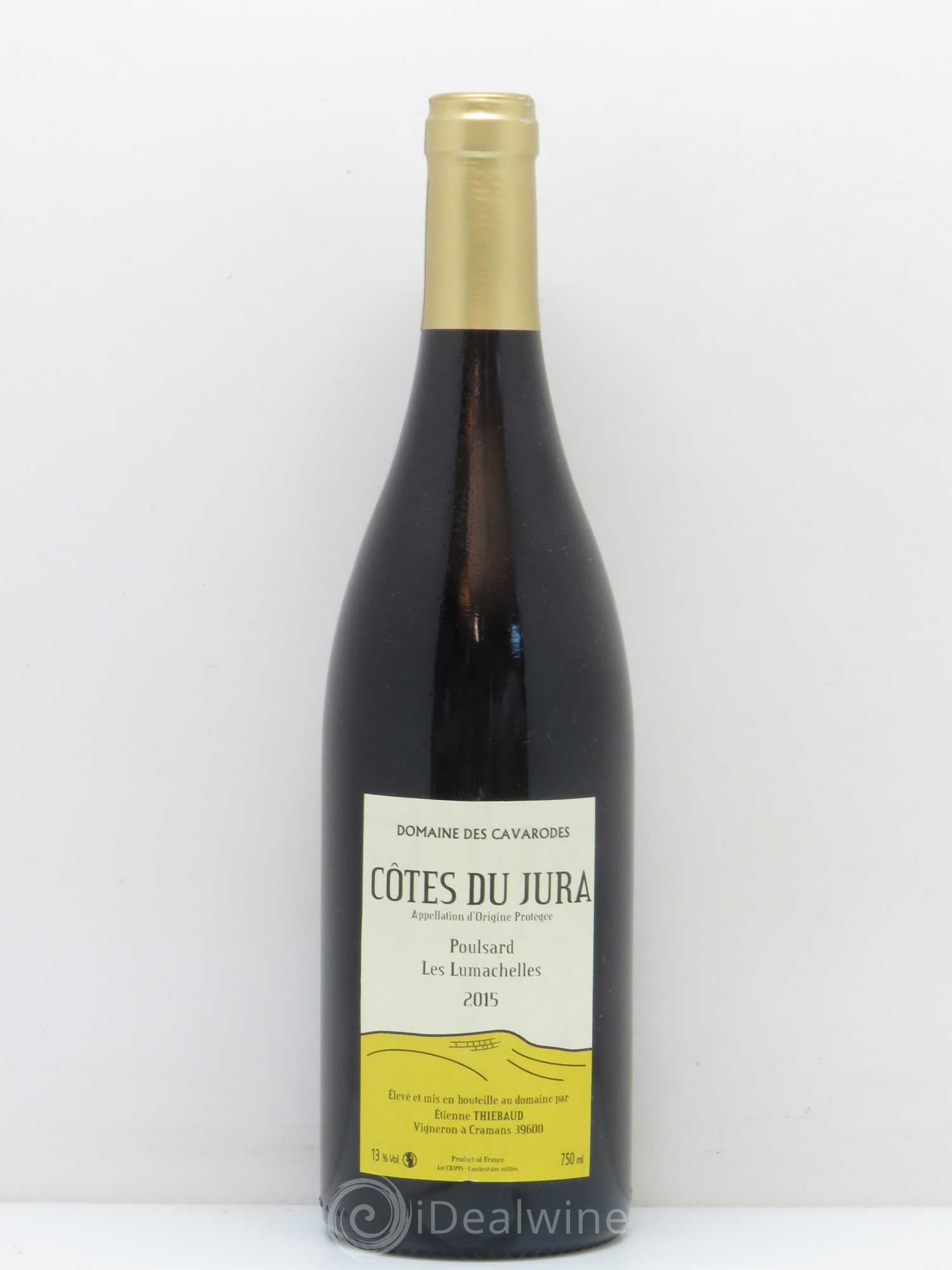 Côtes du Jura Les Lumachelles Domaine des Cavarodes Etienne Thiébaud 2015 - Posten von 1 Flasche - 0
