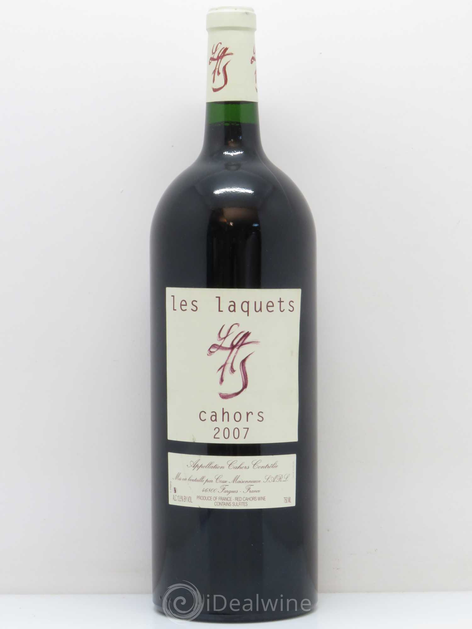 Cahors Les Laquets Cosse-Maisonneuve (Domaine) 2007 - Lot de 1 magnum - 0