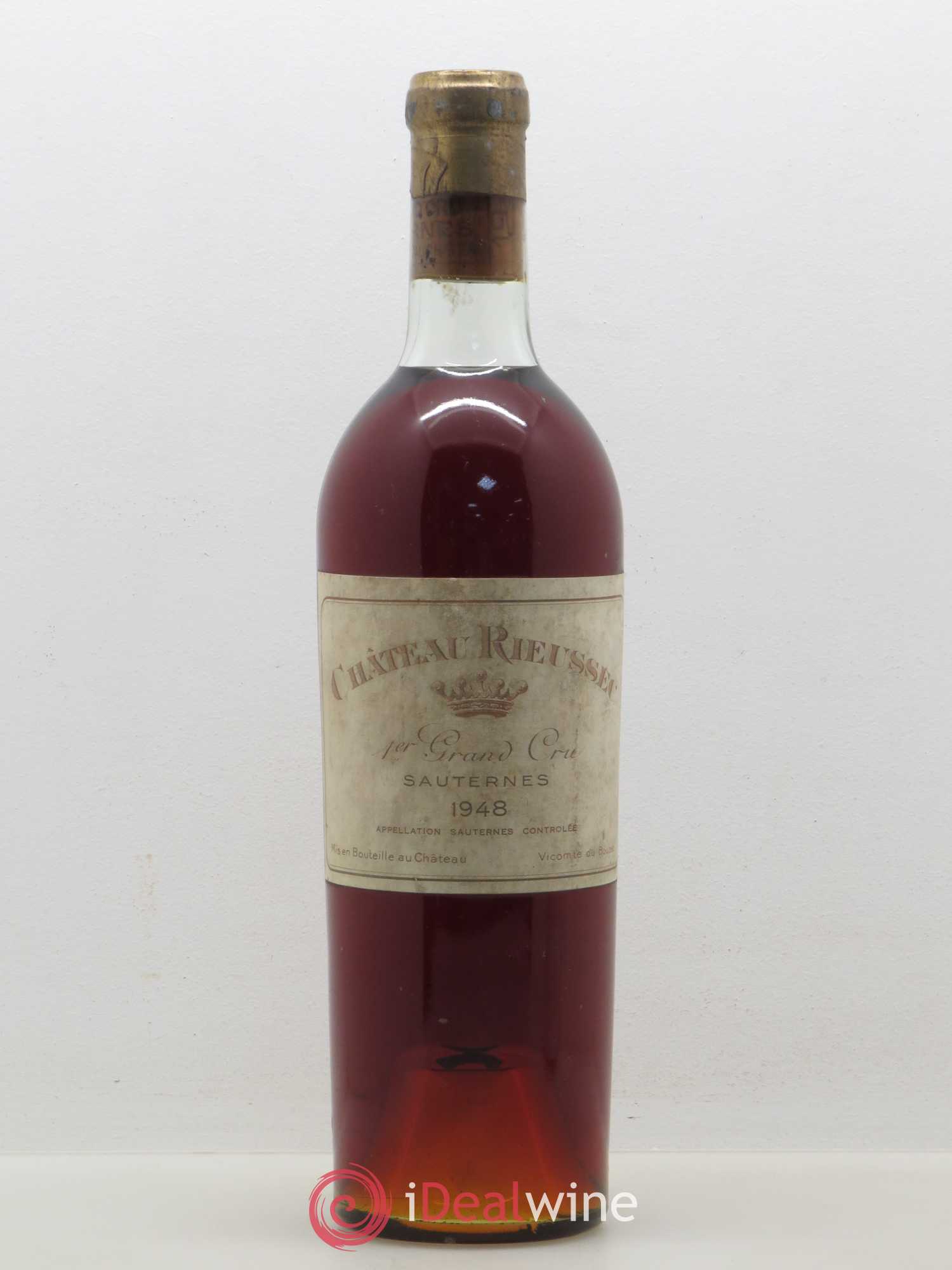 Château Rieussec 1er Grand Cru Classé 1948 - Posten von 1 Flasche - 0
