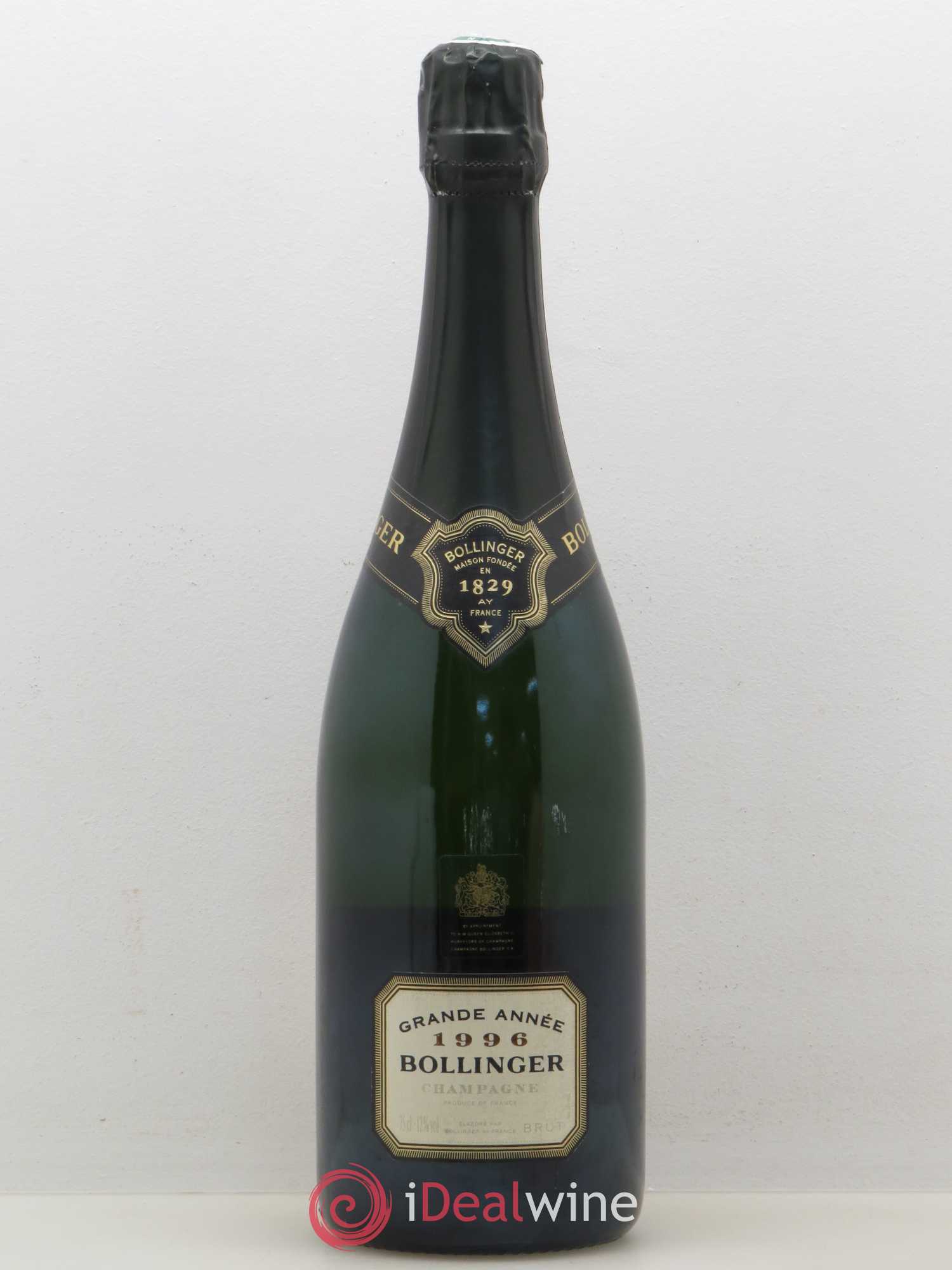 La Grande Année Brut Bollinger 1996 - Lot de 1 bouteille - 0