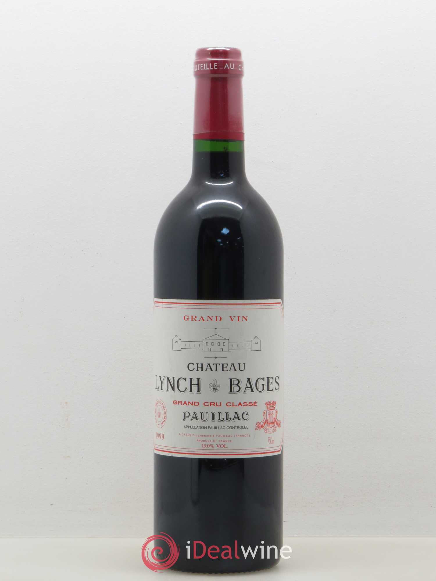 Château Lynch Bages 5ème Grand Cru Classé 1999 - Lot de 1 bouteille - 0