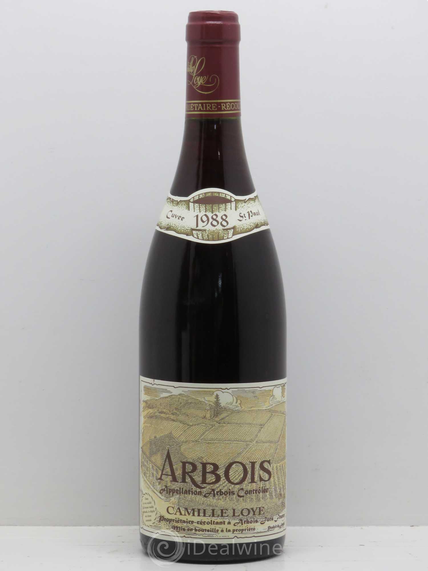 Arbois Cuvée Saint Paul Camille Loye 1988 - Lot de 1 bouteille - 0