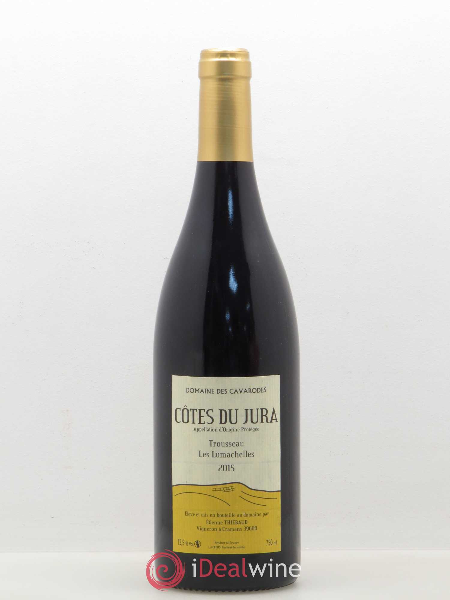 Côtes du Jura Trousseau Les Lumachelles Domaine Des Cavarodes 2015 - Posten von 1 Flasche - 0