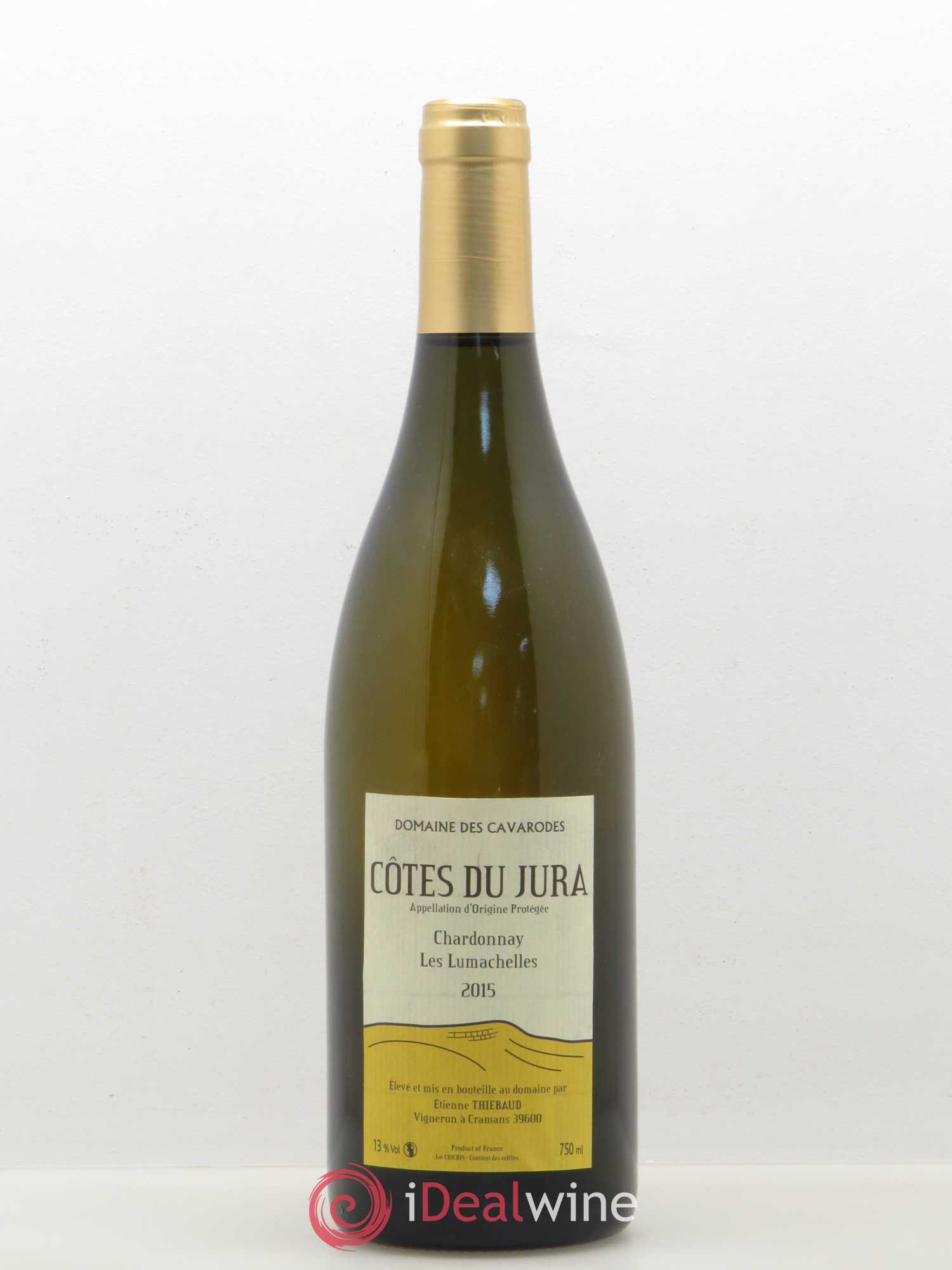 Côtes du Jura Chardonnay Les Lumachelles Domaine Des Cavarodes 2015 - Posten von 1 Flasche - 0