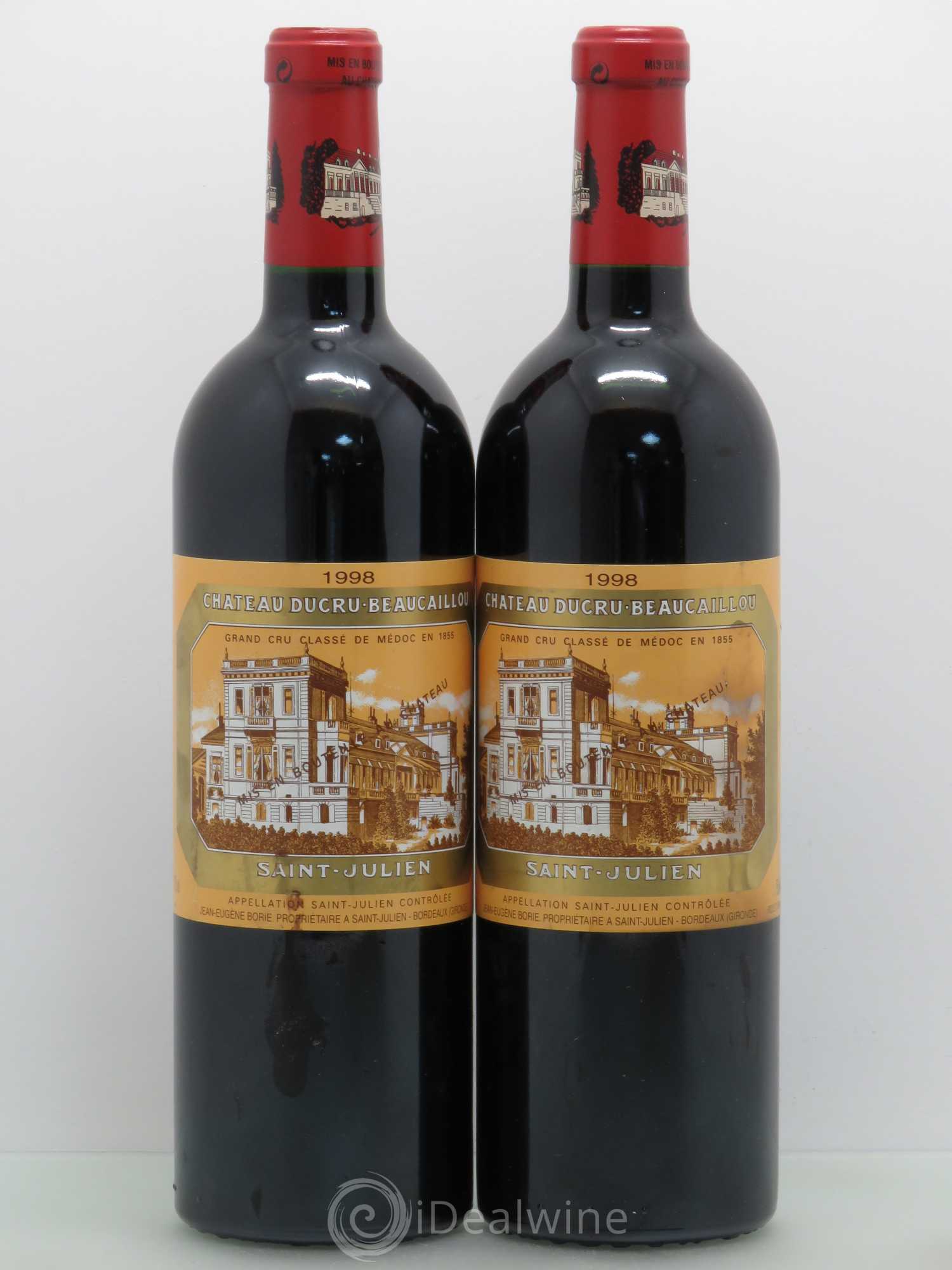 Château Ducru Beaucaillou 2ème Grand Cru Classé 1998 - Lot de 2 bouteilles - 0