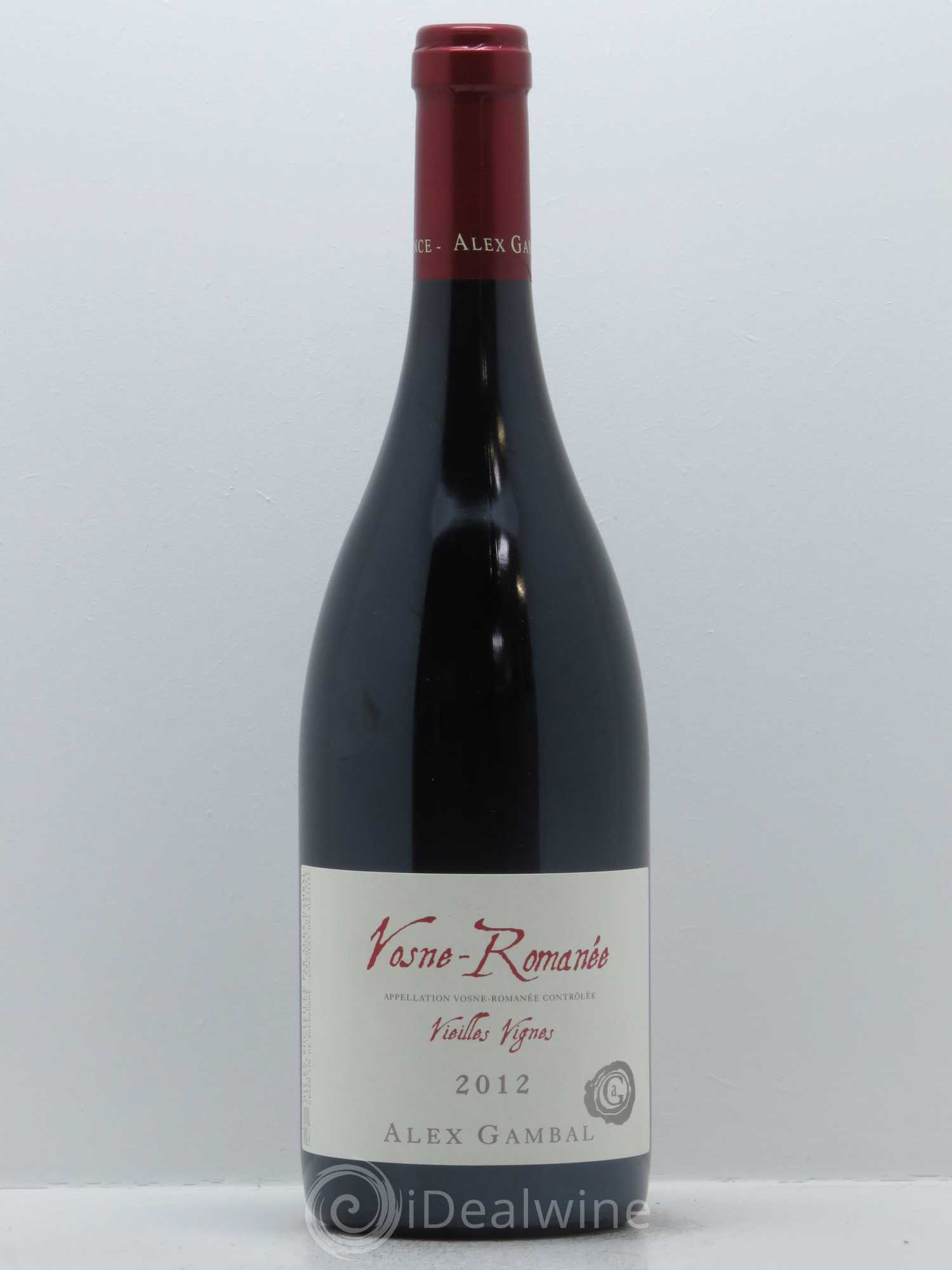 Vosne-Romanée Vieilles Vignes Alex Gambal (Domaine) 2012 - Lot de 1 bouteille - 0
