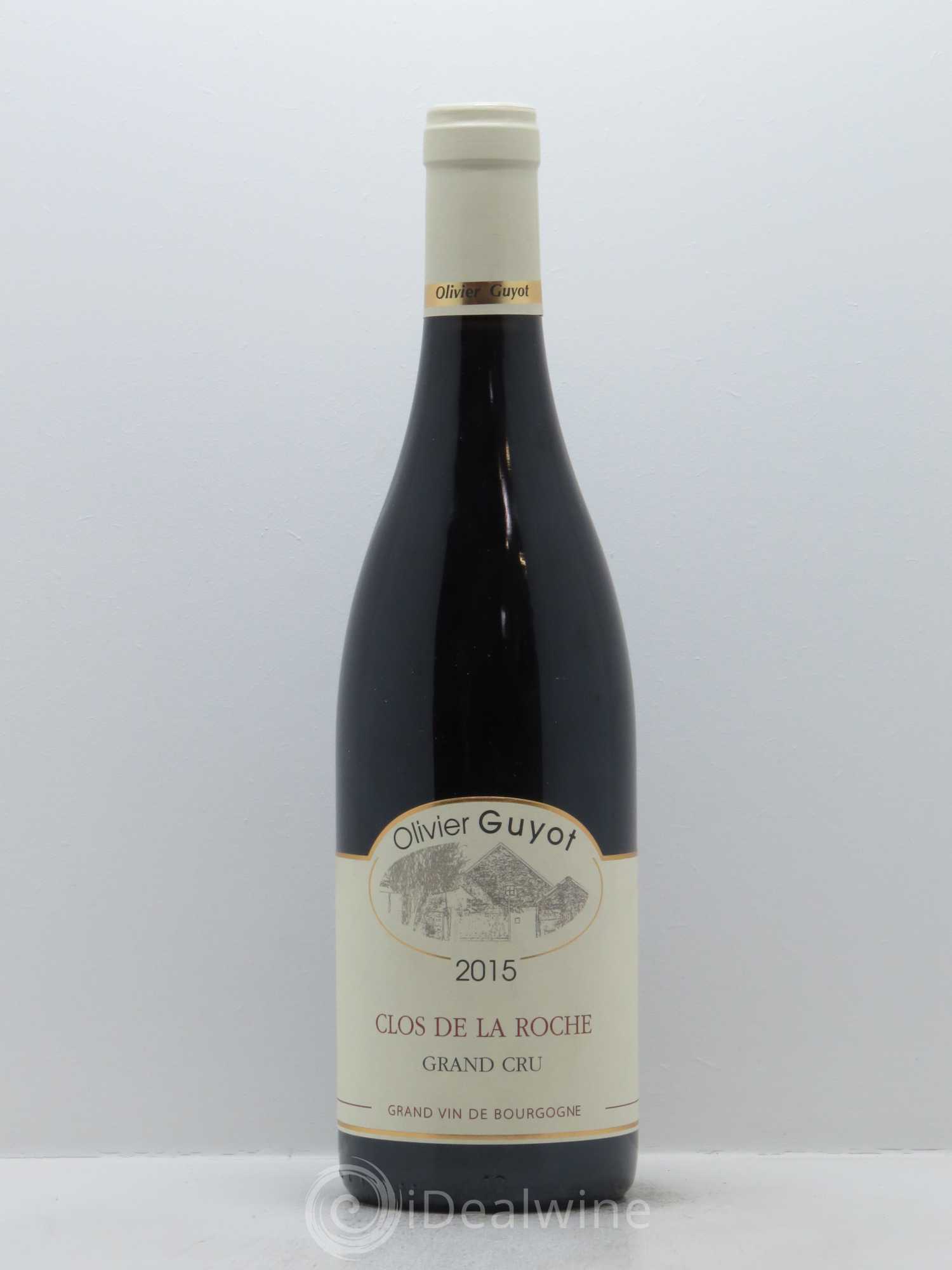 Clos de la Roche Grand Cru Olivier Guyot (Domaine de) 2015 - Lot de 1 bouteille - 0