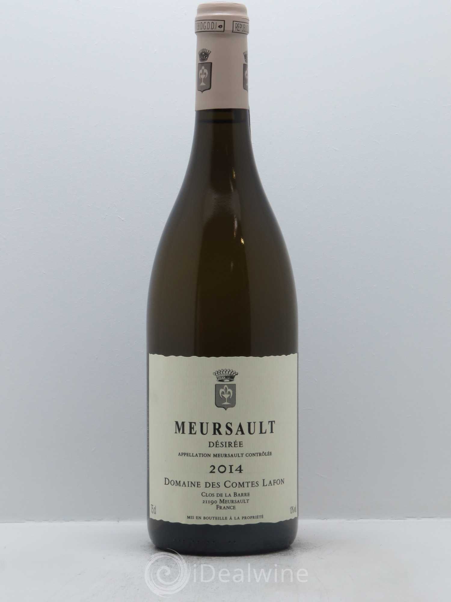 Meursault Désirée Comtes Lafon (Domaine des) 2014 - Lot de 1 bouteille - 0