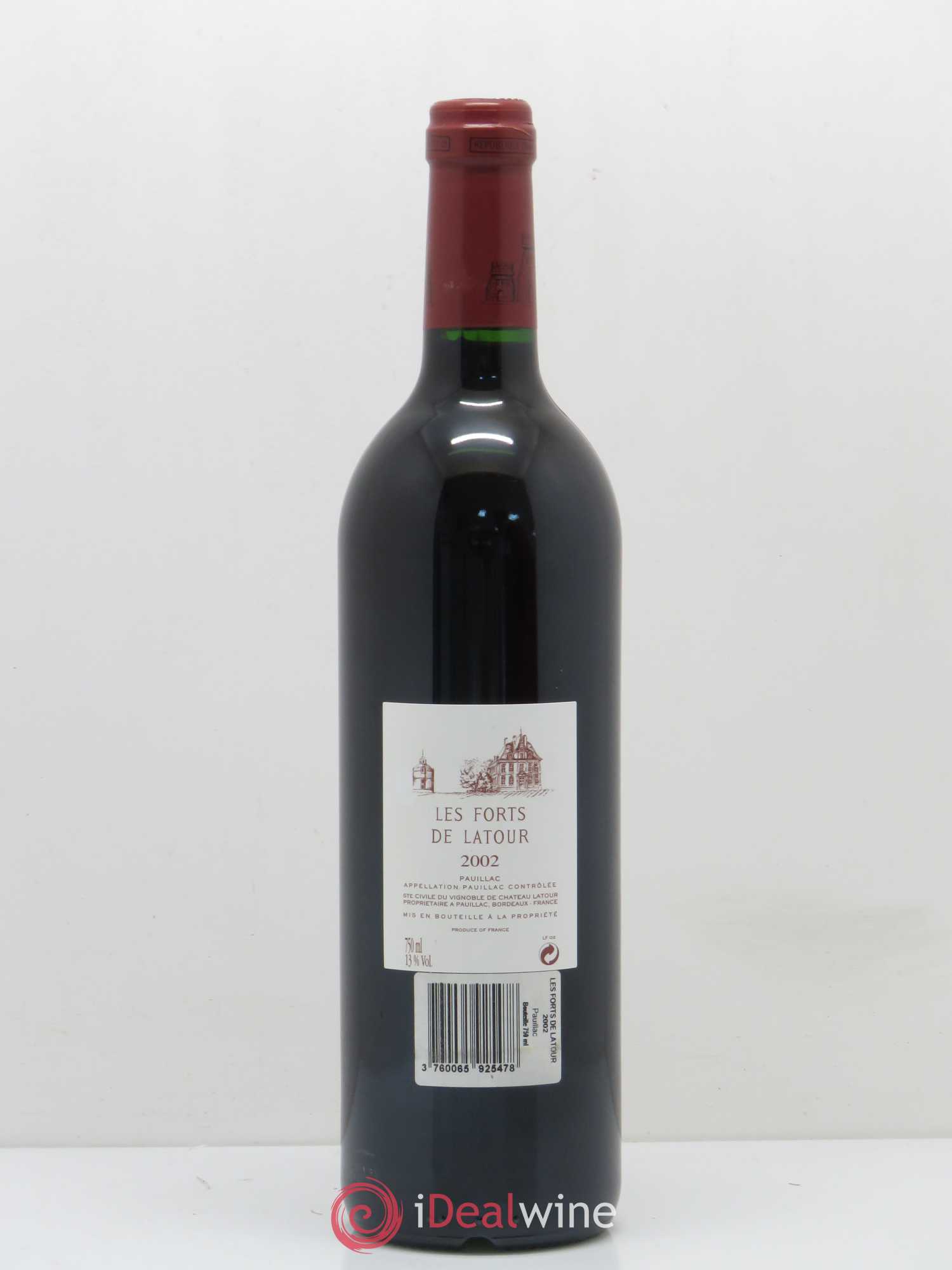 Les Forts de Latour Second Vin 2002 - Lot de 1 bouteille - 1