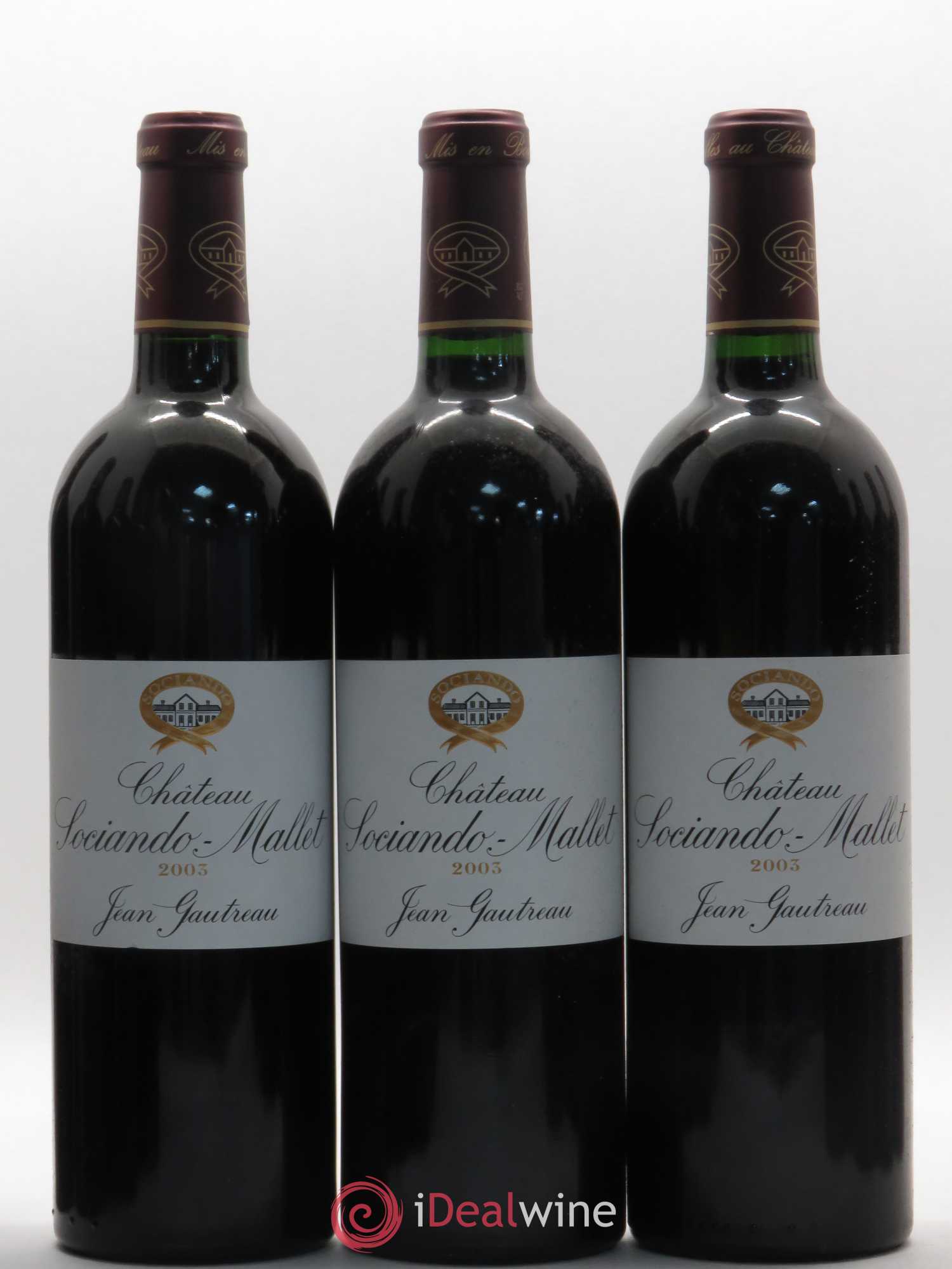 Château Sociando Mallet 2003 - Lot de 12 bouteilles - 3