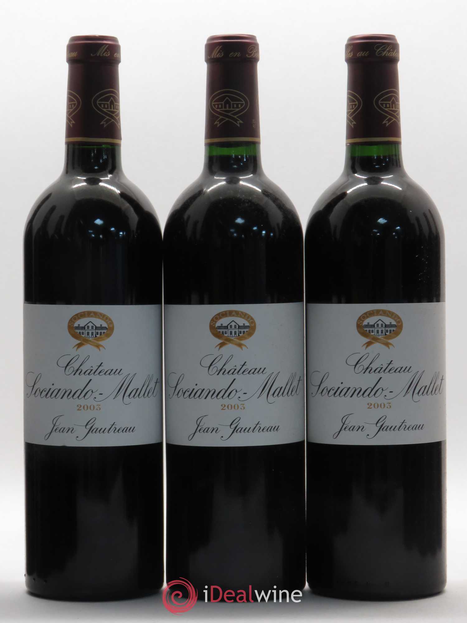 Château Sociando Mallet 2003 - Lot de 12 bouteilles - 4