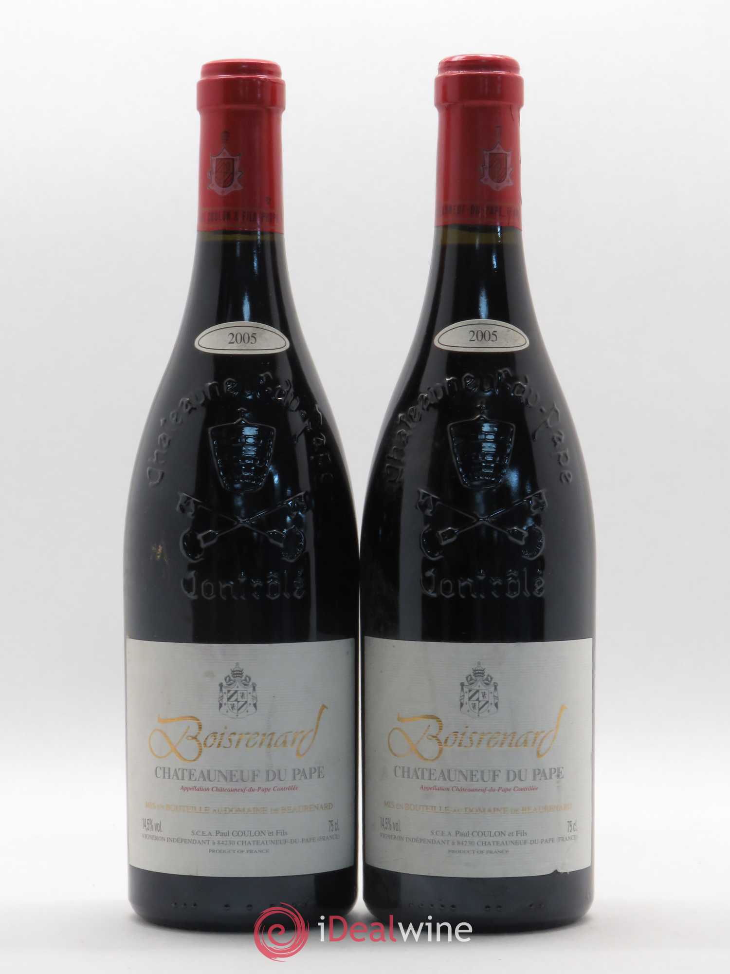 Châteauneuf-du-Pape Cuvée Boisrenard Beaurenard (Domaine de) 2005 - Lot de 2 bouteilles - 0