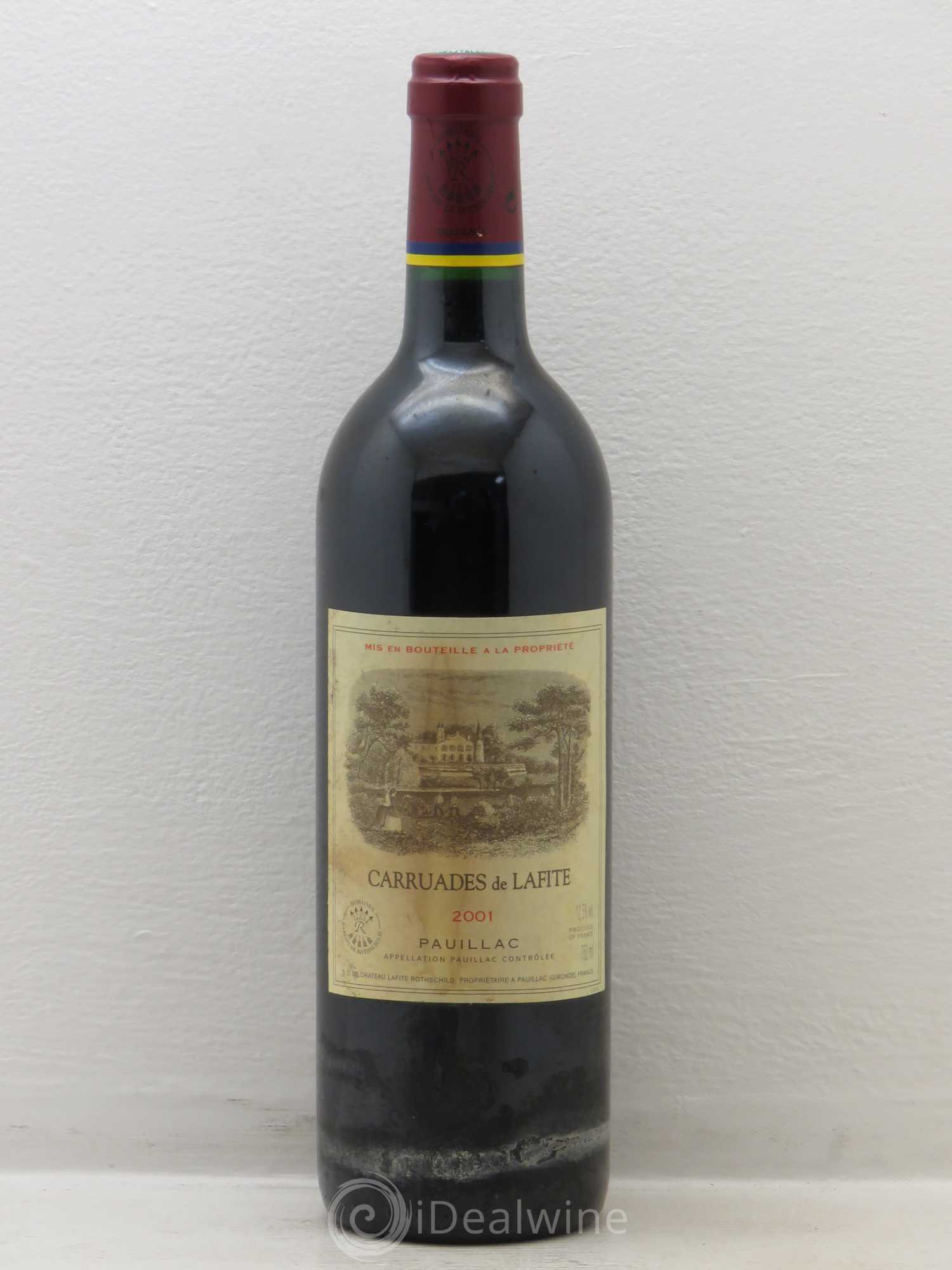 Carruades de Lafite Rothschild Second Vin 2001 - Lot de 1 bouteille - 0