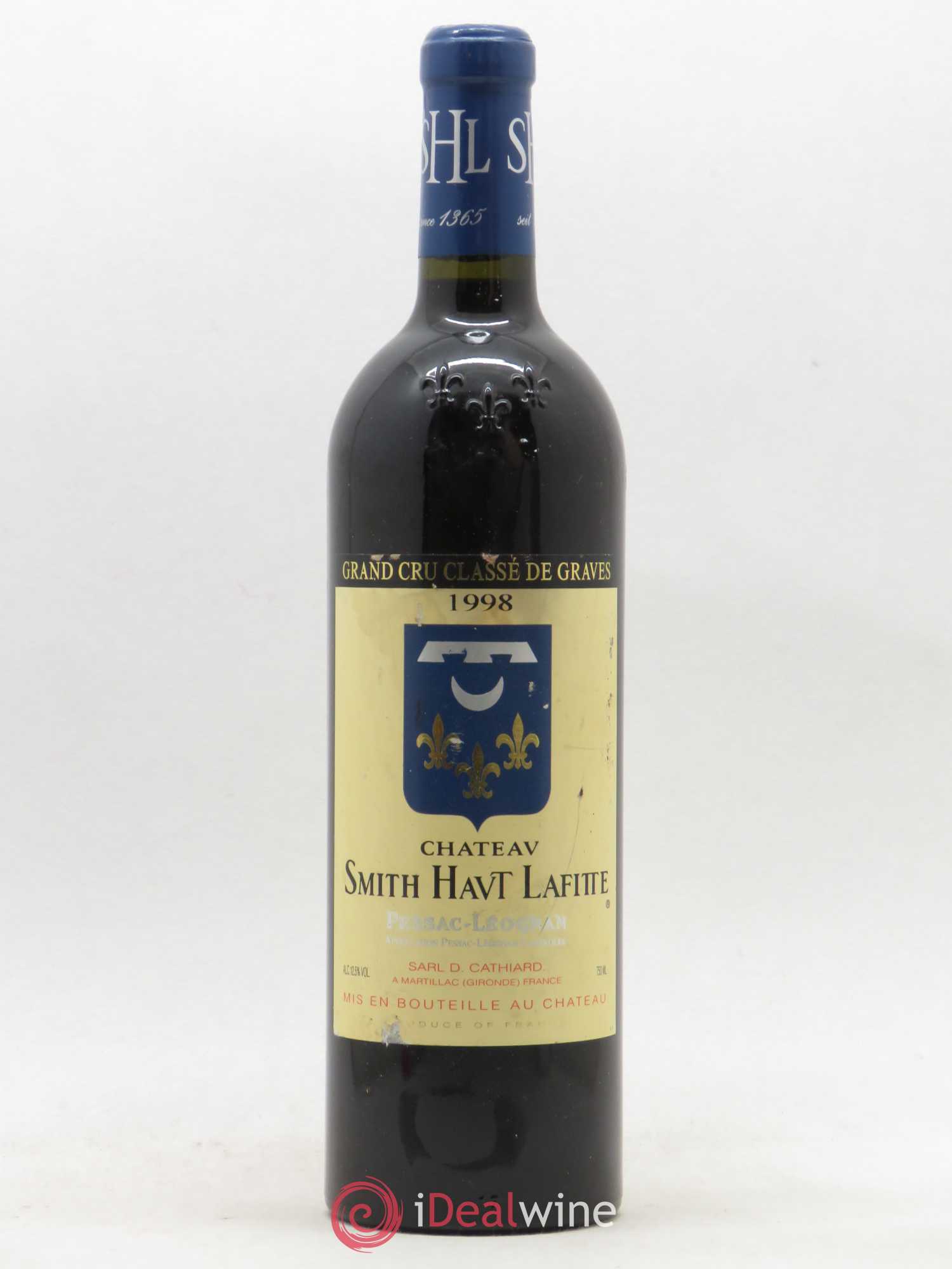 Château Smith Haut Lafitte Cru Classé de Graves 1998 - Lot de 1 bouteille - 0