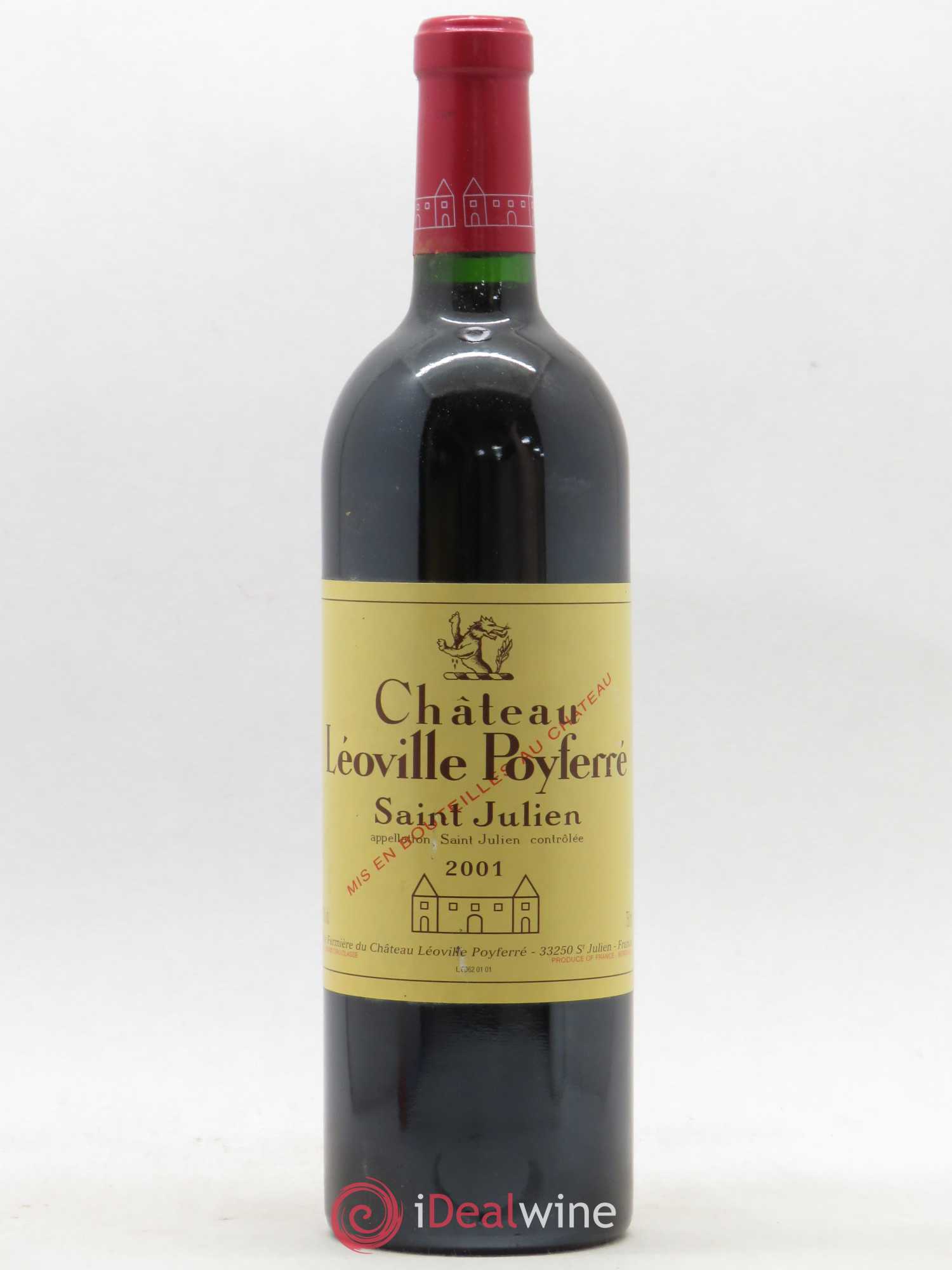 Château Léoville Poyferré 2ème Grand Cru Classé 2001 - Lot de 1 bouteille - 0