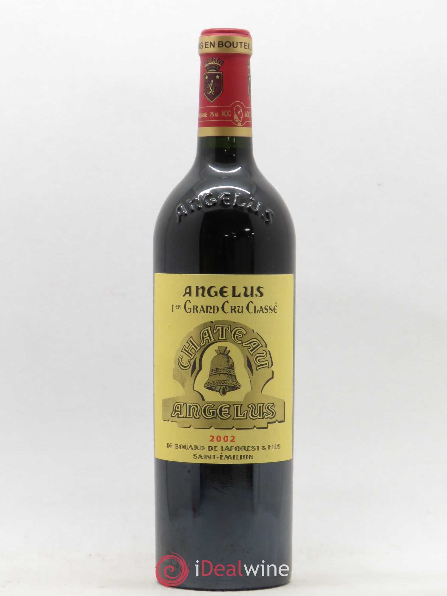 Château Angélus 1er Grand Cru Classé A 2002 - Lot de 1 bouteille - 0