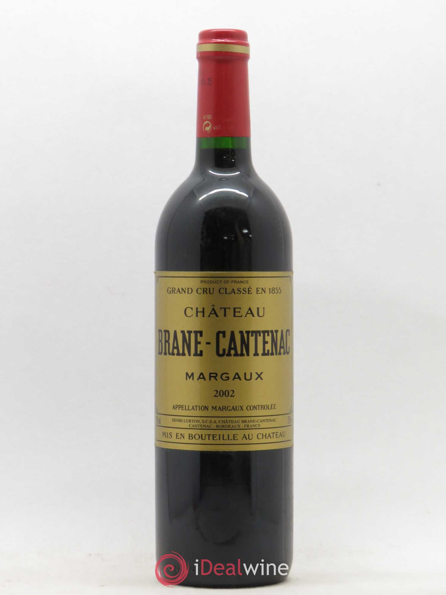 Château Brane Cantenac 2ème Grand Cru Classé 2002 - Lot de 1 bouteille - 0