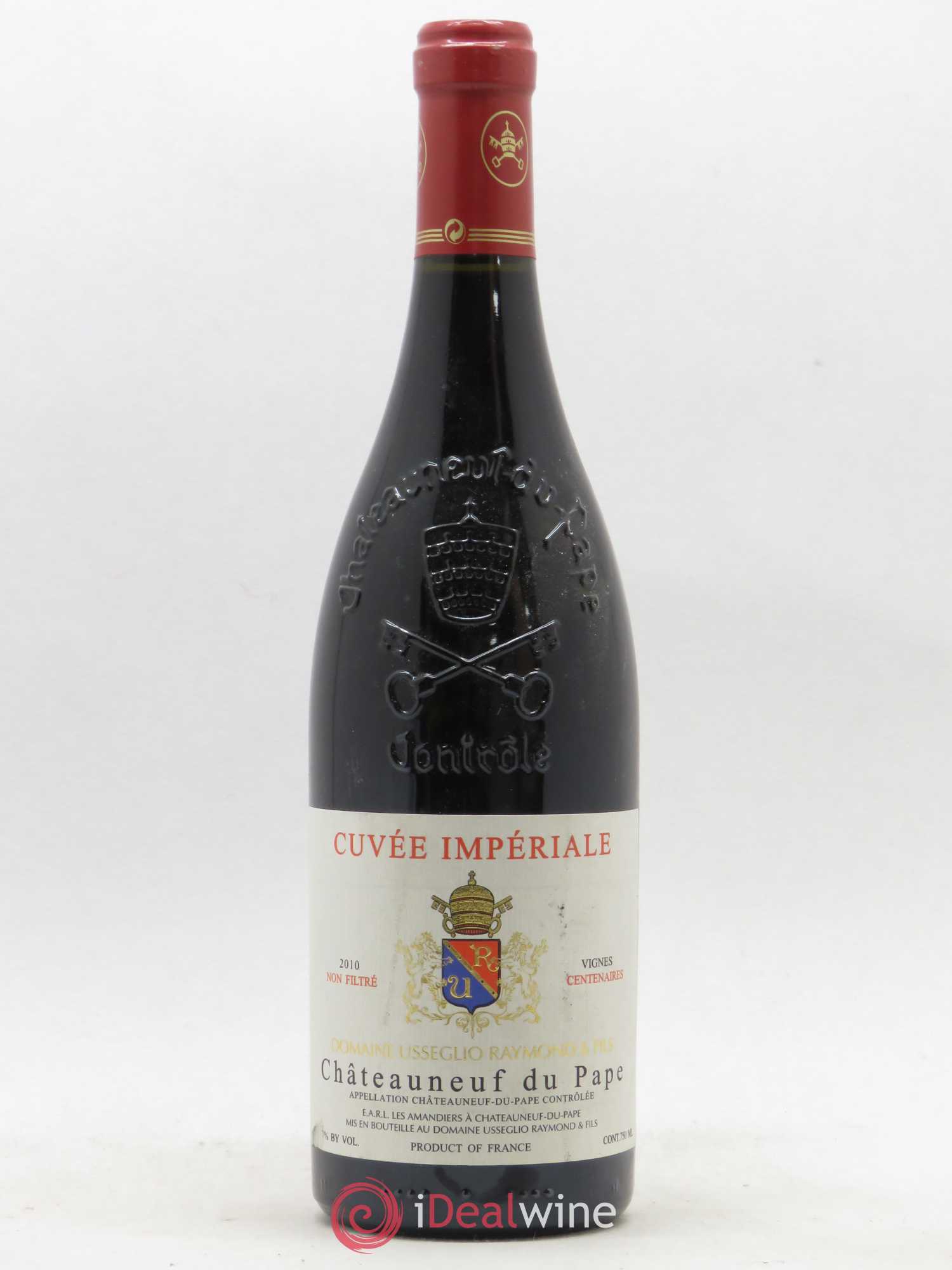 Châteauneuf-du-Pape Cuvée Impériale Raymond Usseglio & Fils (Domaine) Vignes Centenaires 2010 - Lot de 1 bouteille - 0