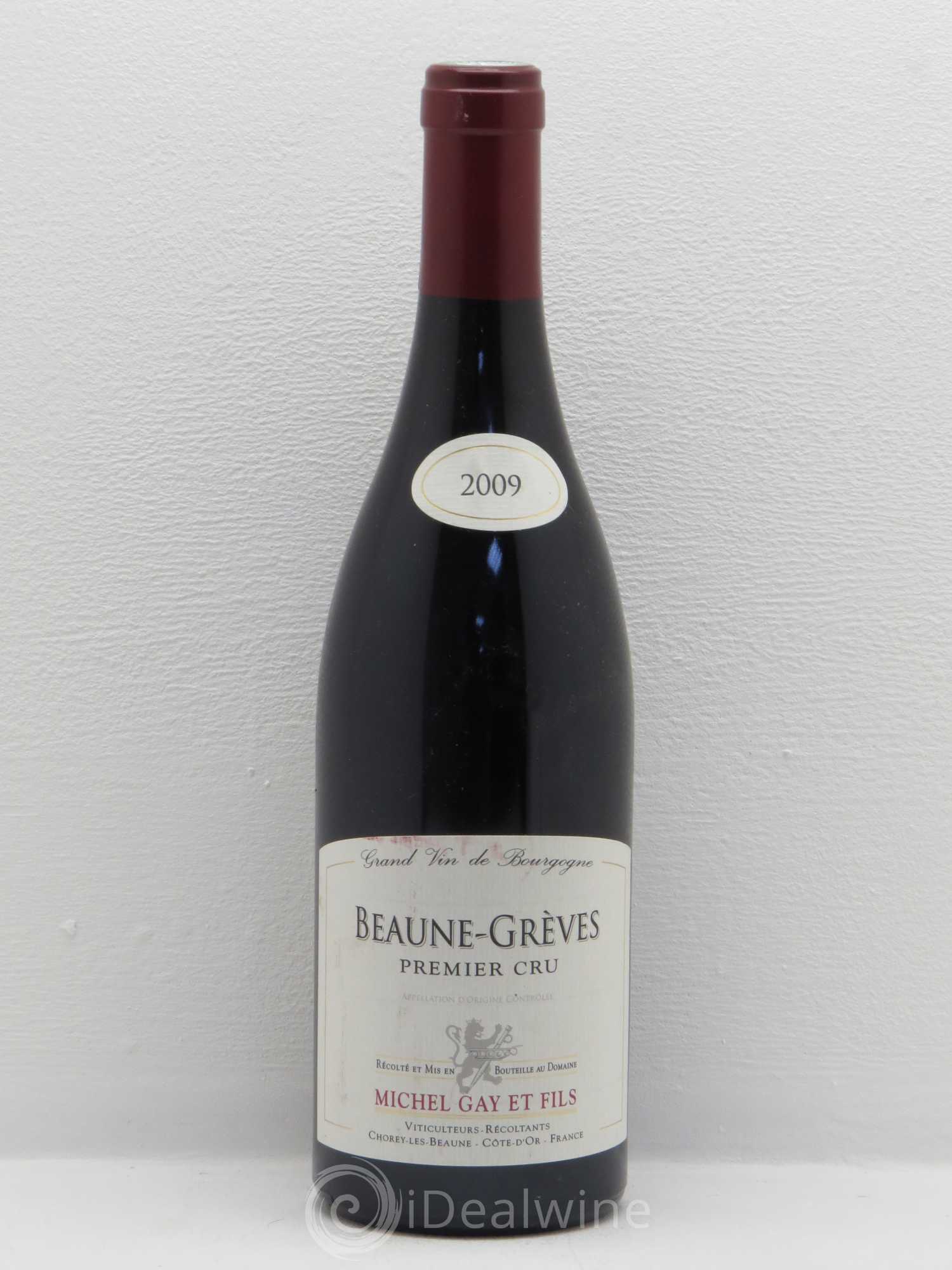Beaune 1er Cru Grèves Michel Gay & Fils 2009 - Posten von 1 Flasche - 0
