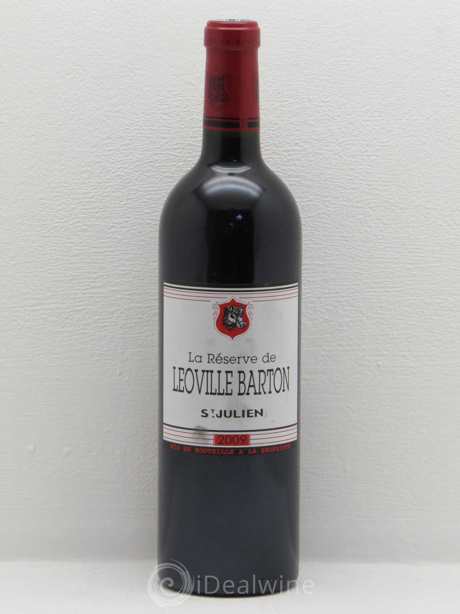 Saint-Julien La Réserve de Léoville Barton 2009 - Posten von 1 Flasche - 0