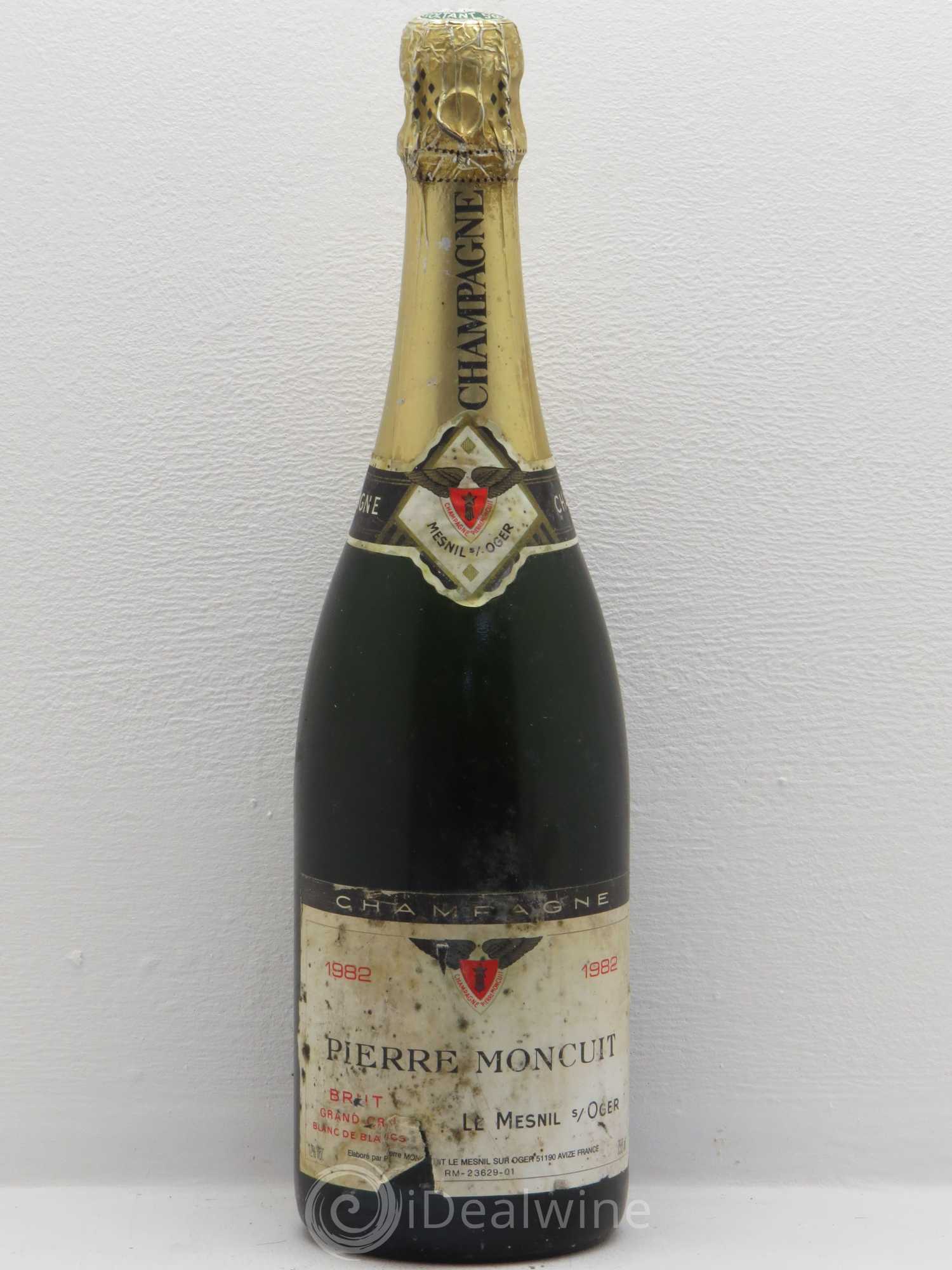 Brut Blanc de Blancs Pierre Moncuit 1982 - Lot de 1 bouteille - 0
