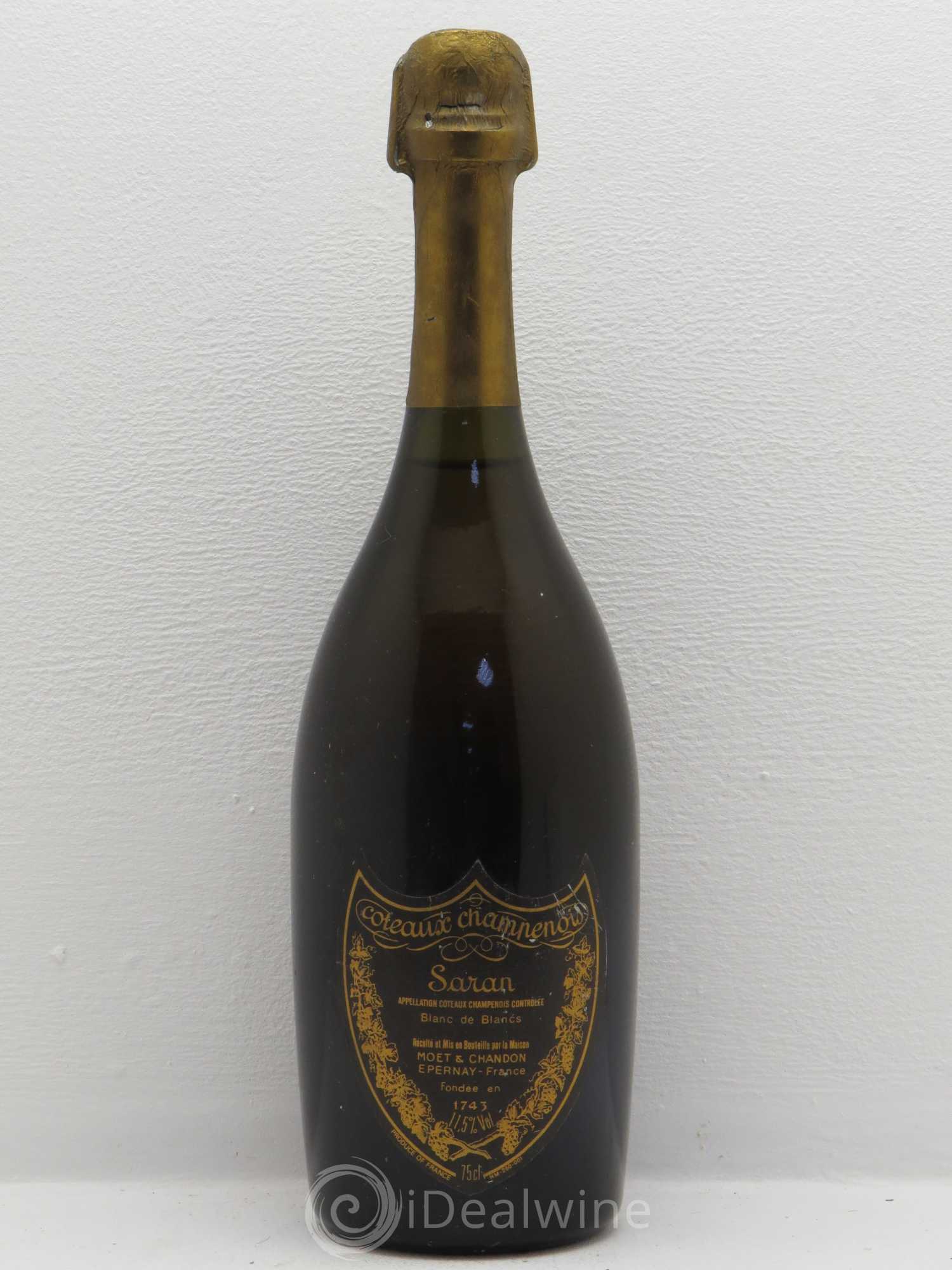 Divers Coteaux Champenois Möet et Chandon Saran Blanc de Blanc - Posten von 1 Flasche - 0