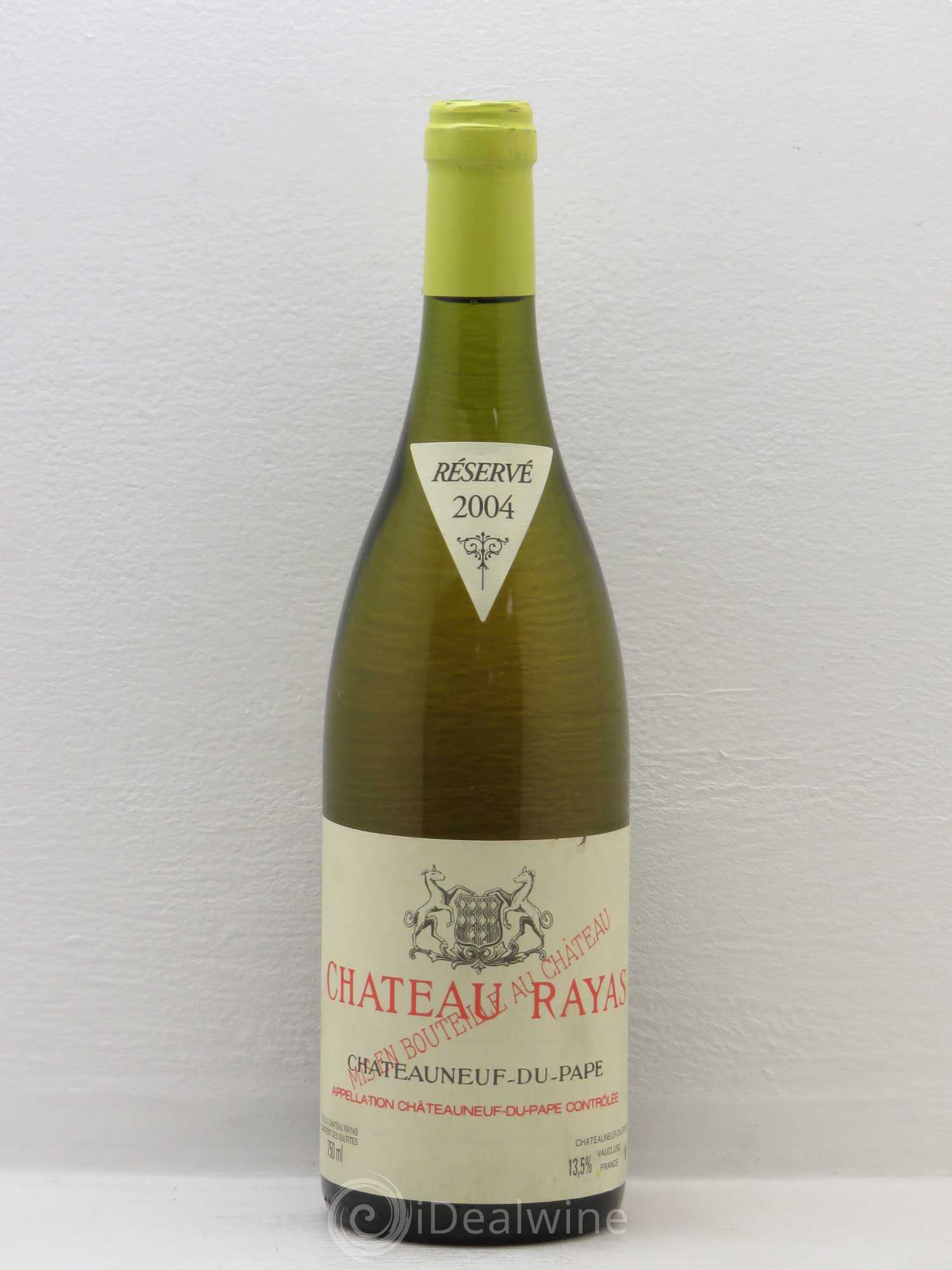 Châteauneuf-du-Pape Château Rayas Emmanuel Reynaud 2004 - Lot de 1 bouteille - 0