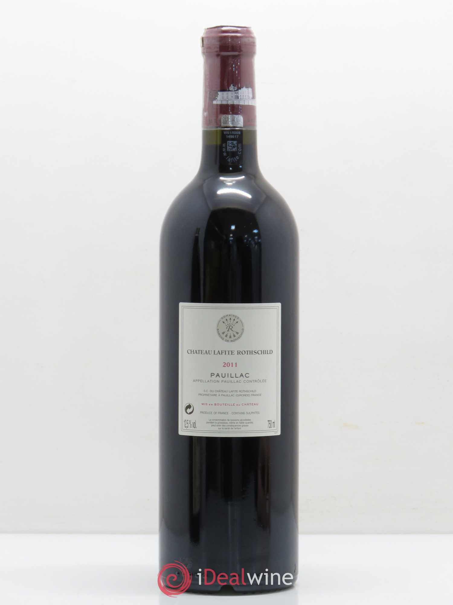 Château Lafite Rothschild 1er Grand Cru Classé 2011 - Lot de 1 bouteille - 1