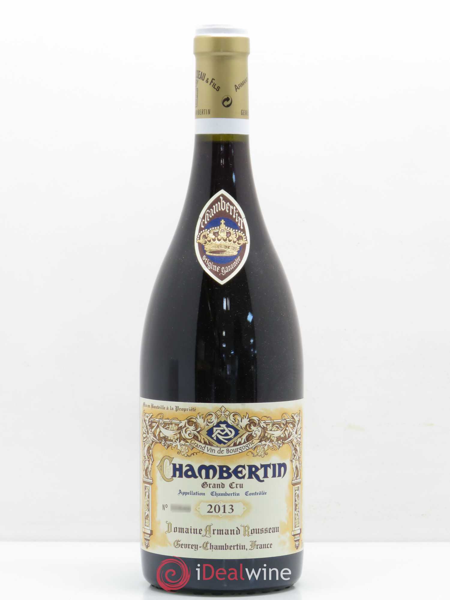 Chambertin Grand Cru Armand Rousseau (Domaine) 2013 - Lot de 1 bouteille - 0