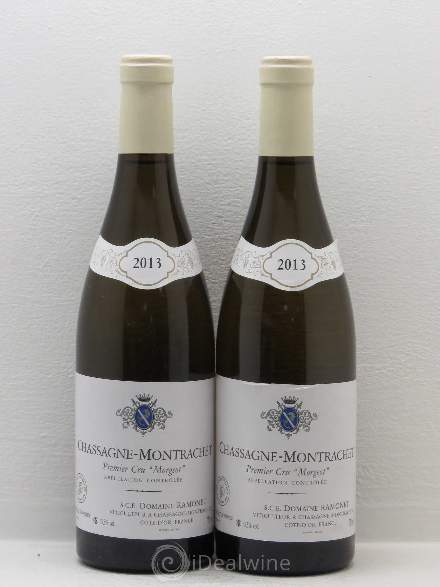 Chassagne-Montrachet 1er Cru Morgeot Ramonet (Domaine) 2013 - Lot de 2 bouteilles - 0