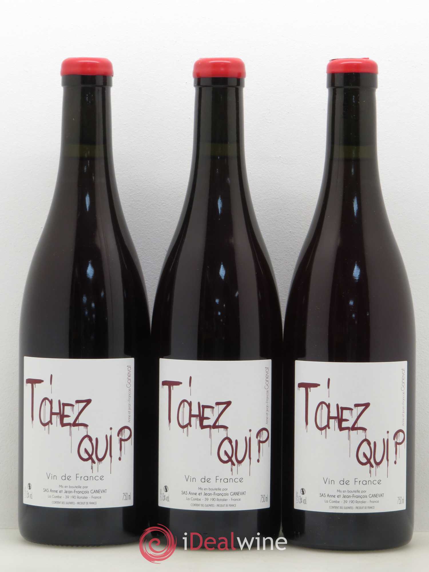 Vin de France Tchez Qui Anne et Jean-François Ganevat 2017 - Posten von 3 Flaschen - 0