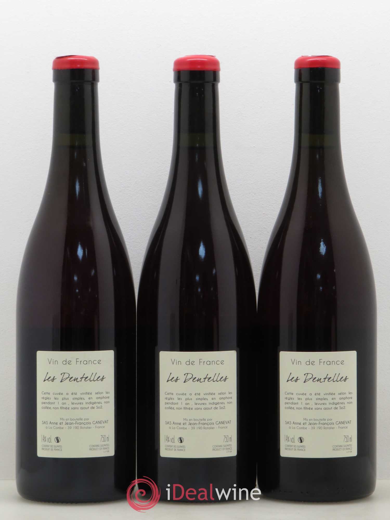 Vin de France Les Dentelles Anne et Jean-François Ganevat 2017 - Posten von 3 Flaschen - 1