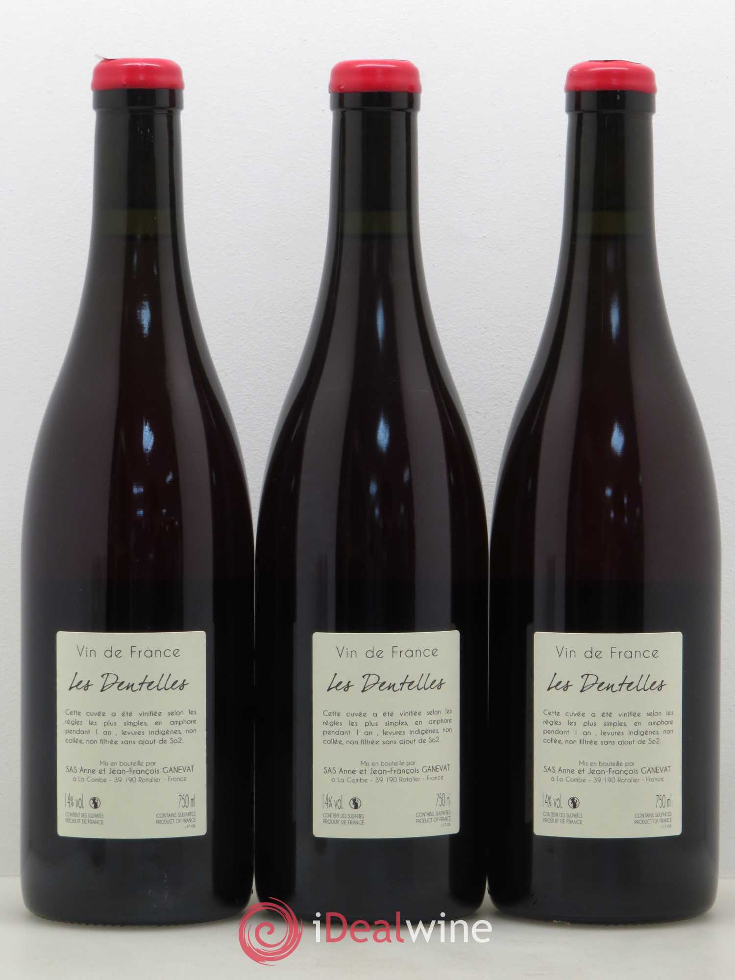 Vin de France Les Dentelles Anne et Jean-François Ganevat 2017 - Posten von 3 Flaschen - 1