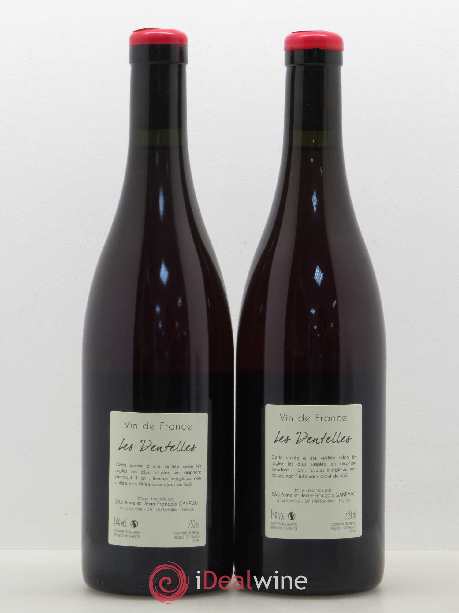 Vin de France Les Dentelles Anne et Jean-François Ganevat 2017 - Posten von 2 Flaschen - 1