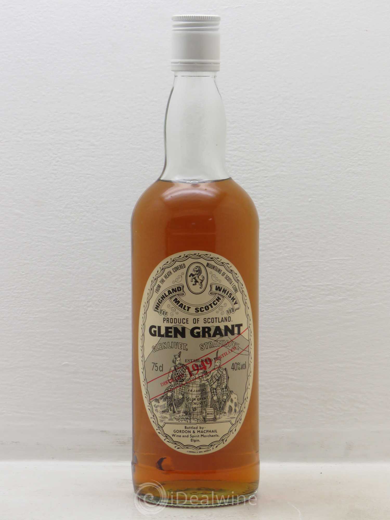 Whisky Glen Grant 1949 - Posten von 1 Flasche - 0