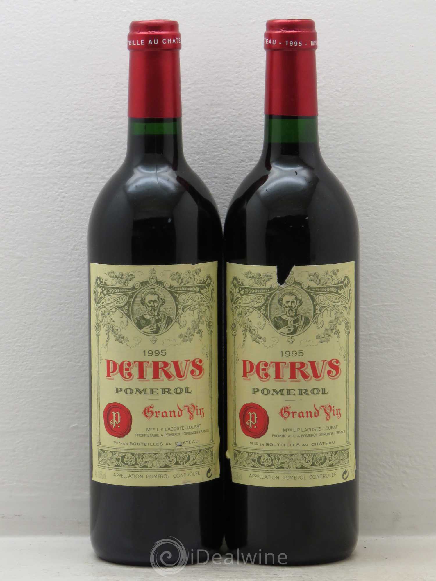 Petrus 1995 - Lot de 2 bouteilles - 0