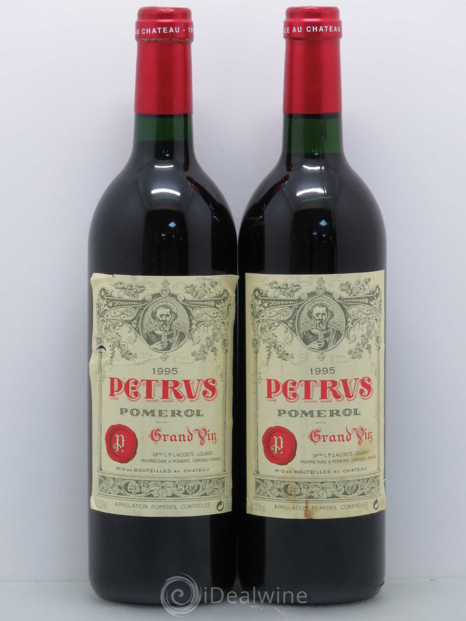 Petrus 1995 - Lot de 2 bouteilles - 0