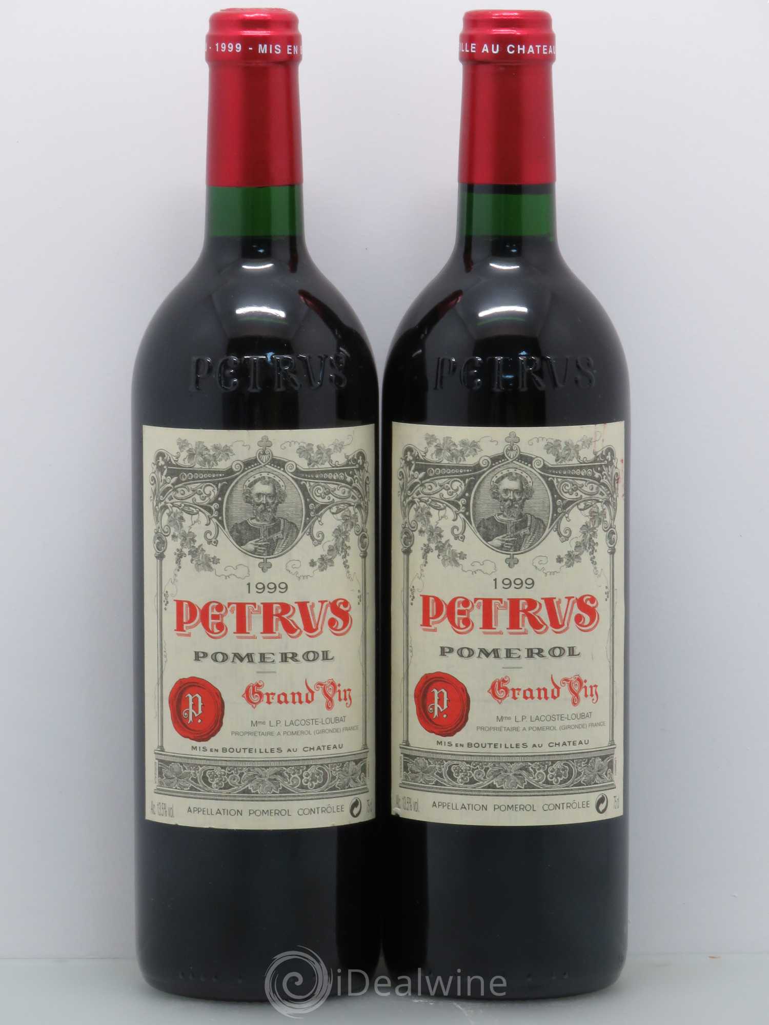 Petrus 1999 - Lot de 2 bouteilles - 0