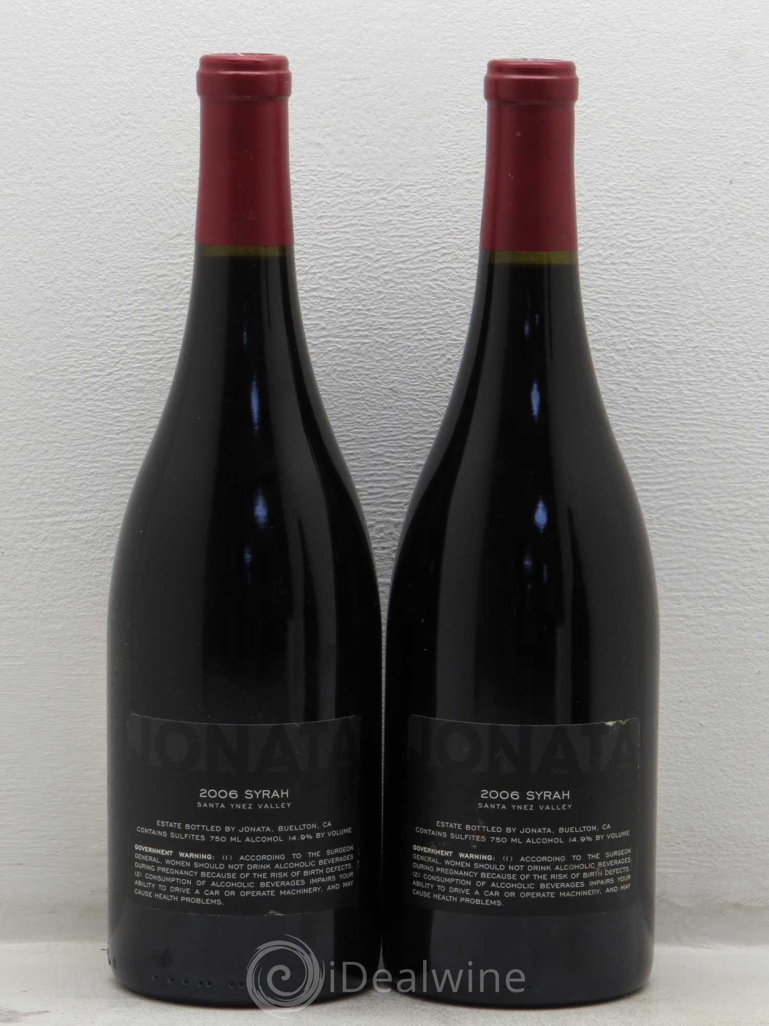 USA La Sangre de Jonata Syrah Santa Ynez Valley 2006 - Posten von 2 Flaschen - 1