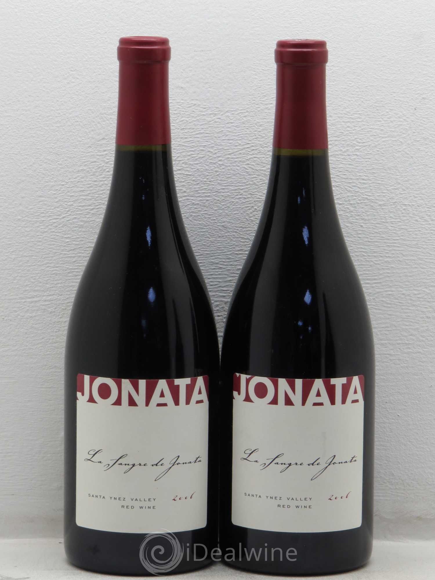 USA La Sangre de Jonata Syrah Santa Ynez Valley 2006 - Posten von 2 Flaschen - 0