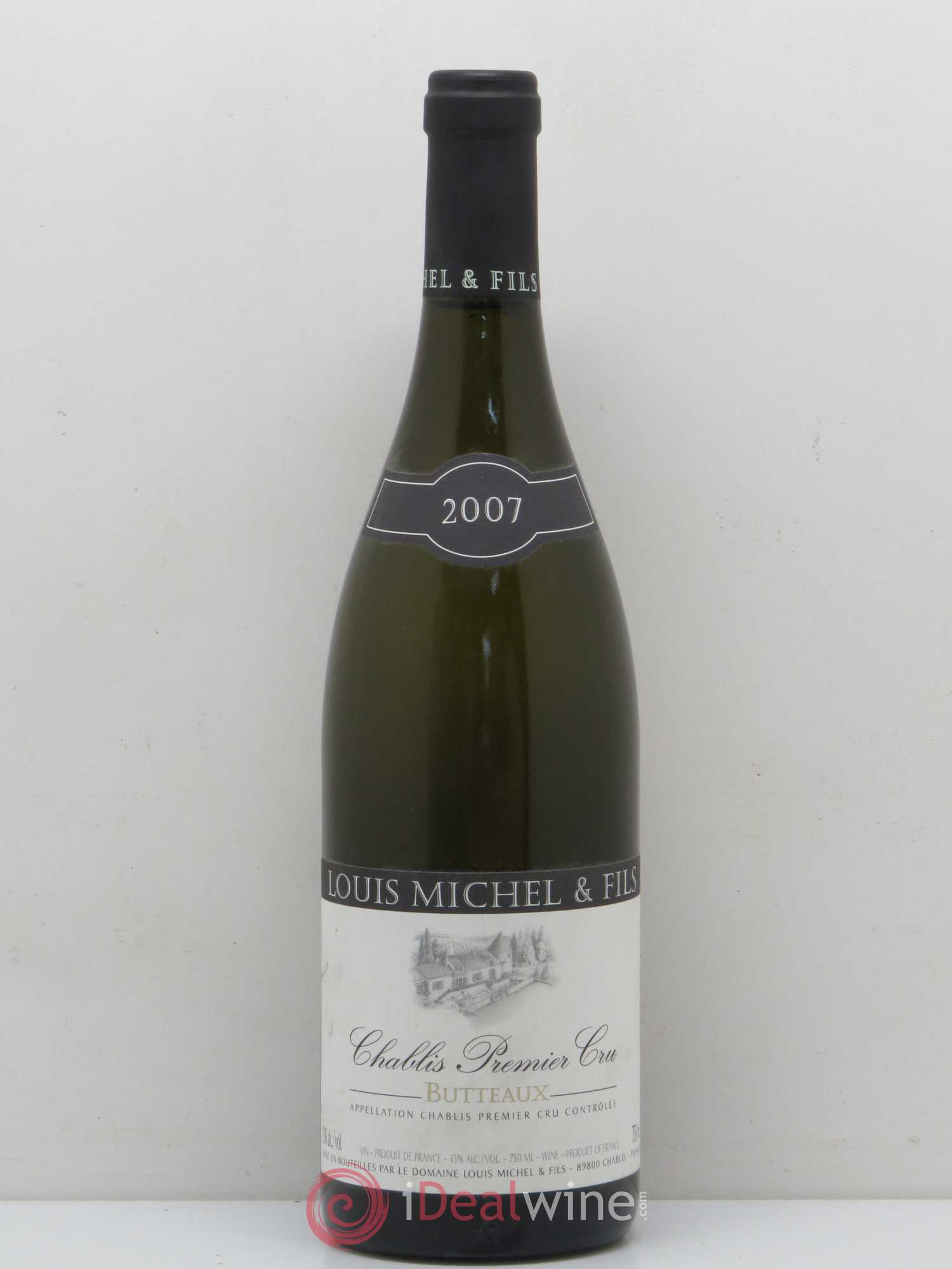 Chablis 1er Cru Butteaux Louis Michel et Fils 2007 - Lot de 1 bouteille - 0