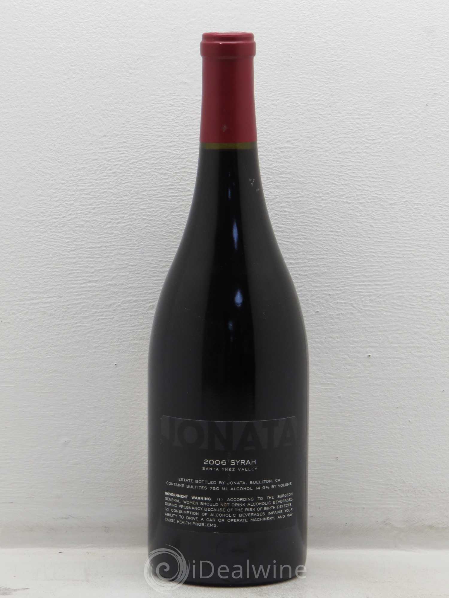 USA La Sangre de Jonata Syrah Santa Ynez Valley 2006 - Posten von 1 Flasche - 1