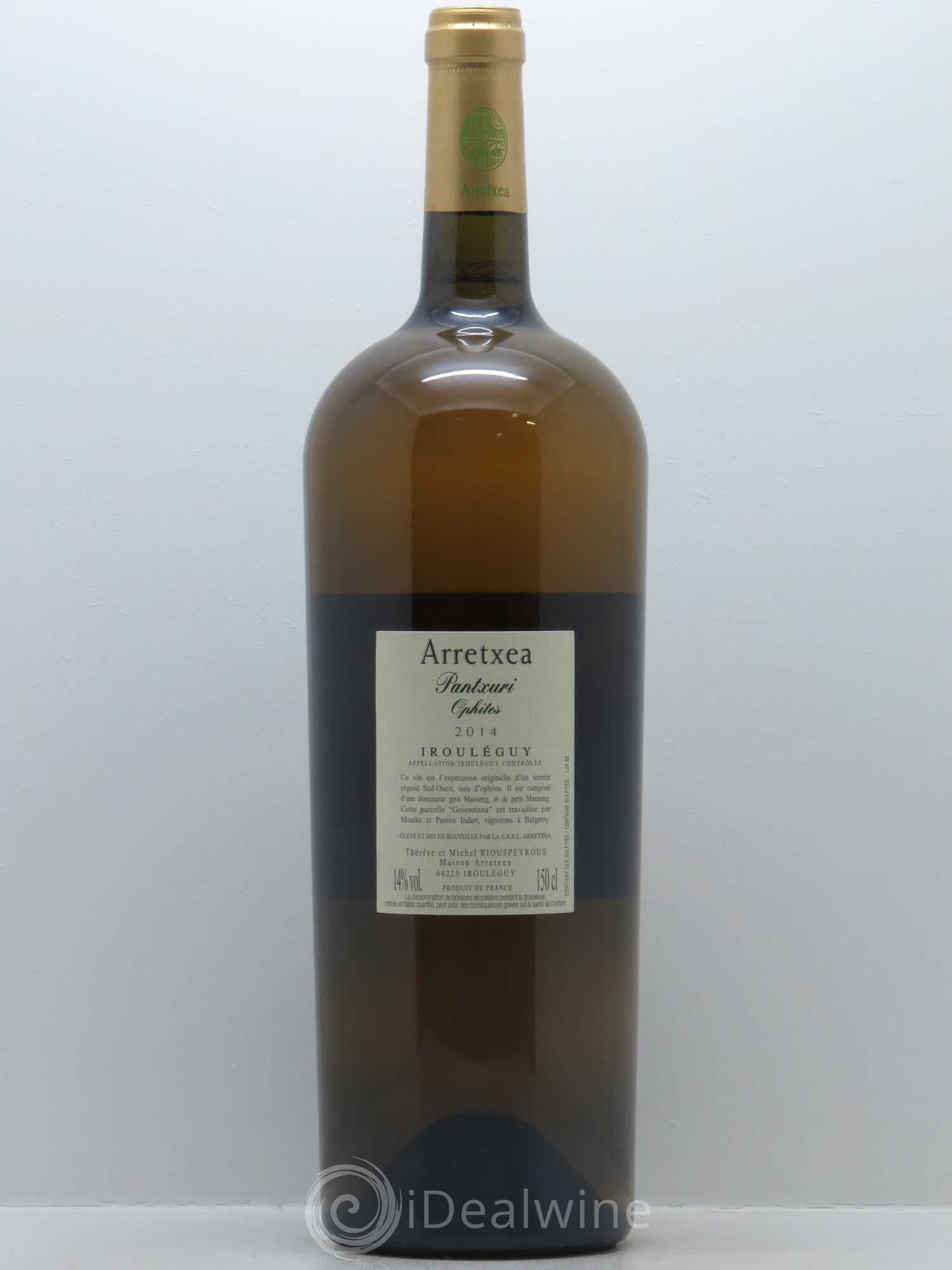 Irouléguy Terroir Ophites Arretxea (Domaine) 2014 - Lot de 1 magnum - 1