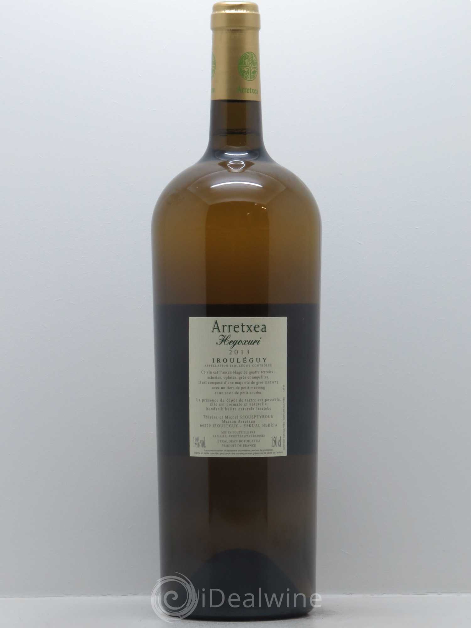 Irouléguy Hegoxuri Arretxea (Domaine) 2013 - Lot de 1 magnum - 1