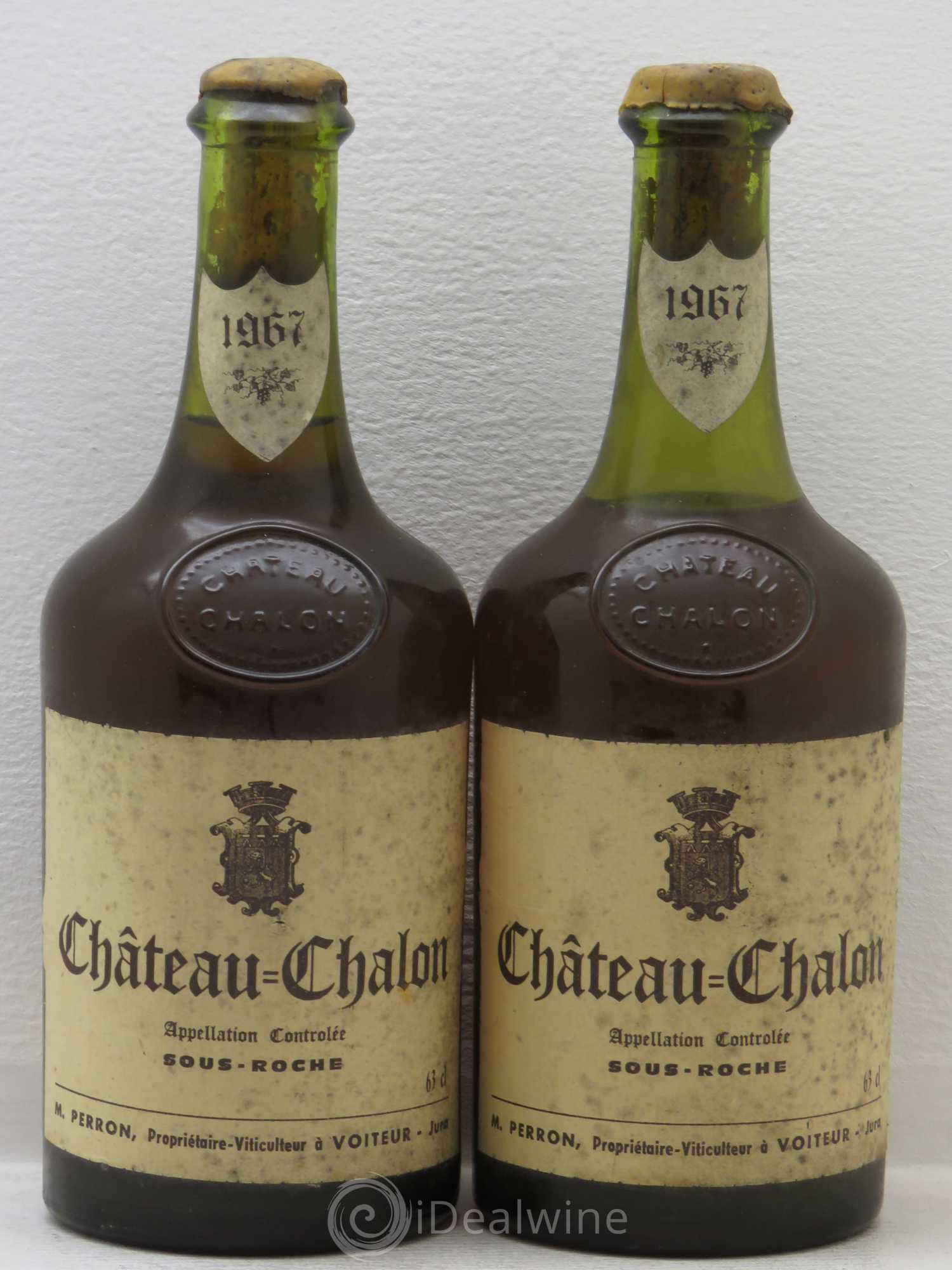 Château-Chalon M. Perron Sous Roche 1967 - Lot de 2 bouteilles - 0
