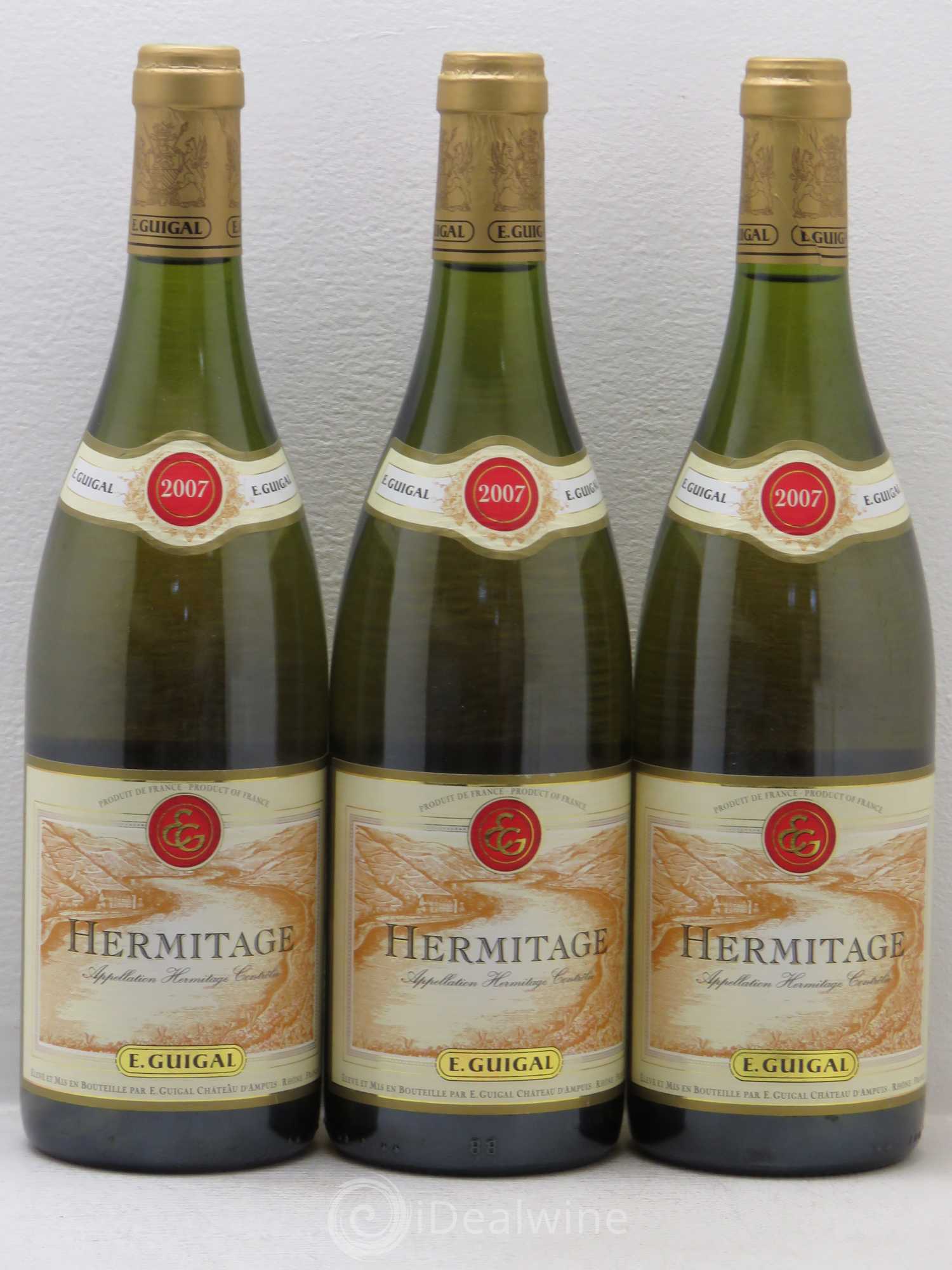 Hermitage Guigal 2007 - Lot de 3 bouteilles - 0